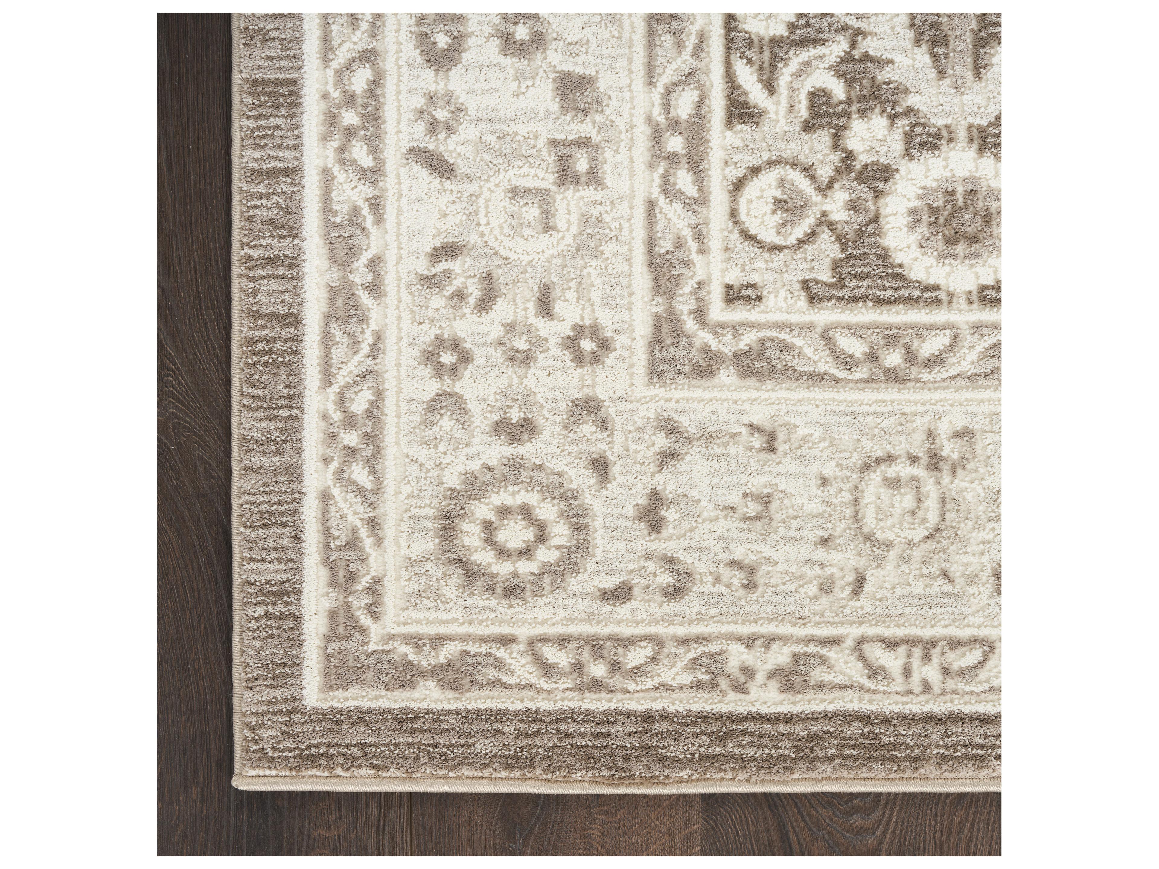 Nourison Eco Cycle Bordered Runner Area Rug