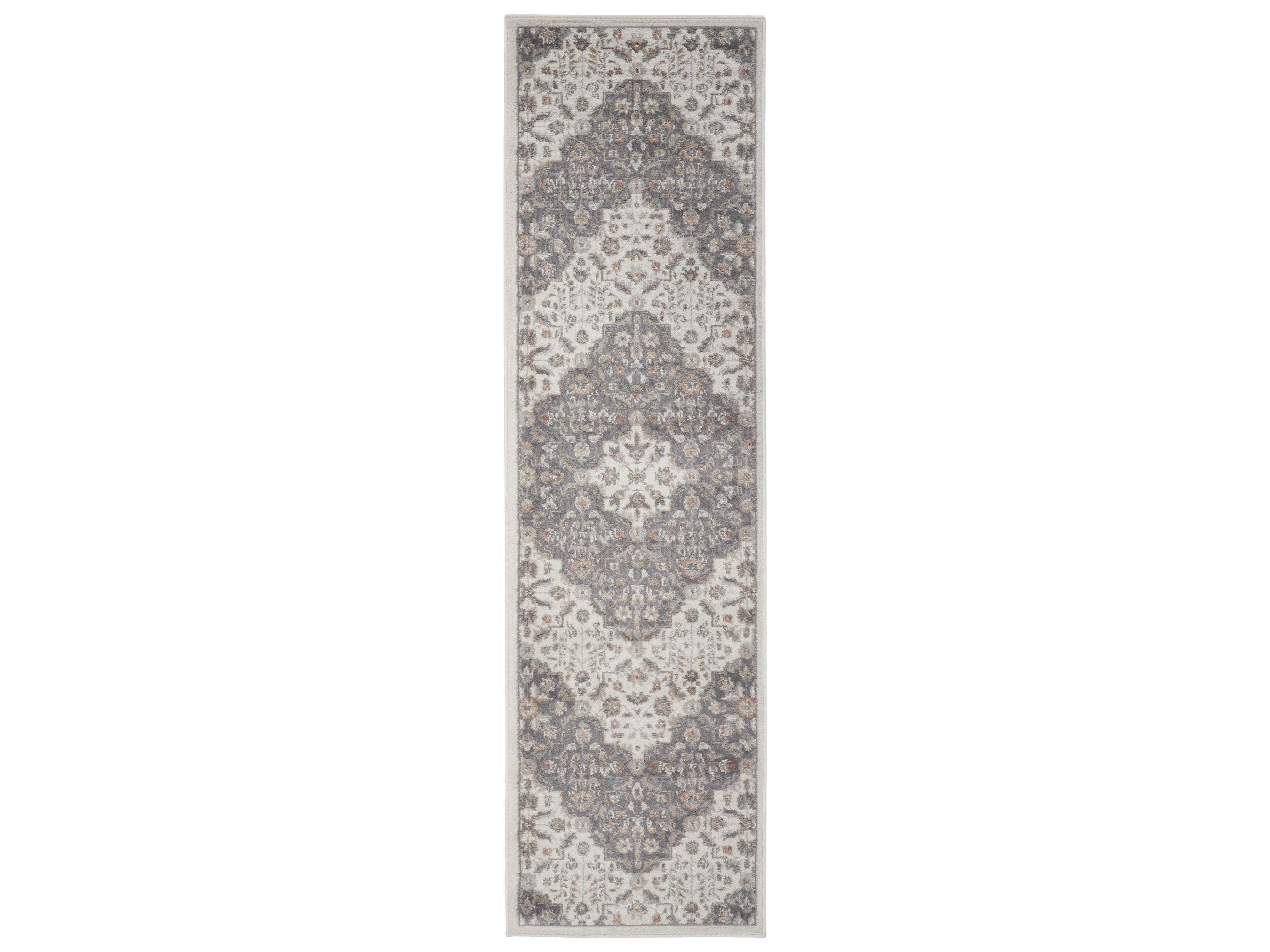 Elation Bordered Runner Area Rug