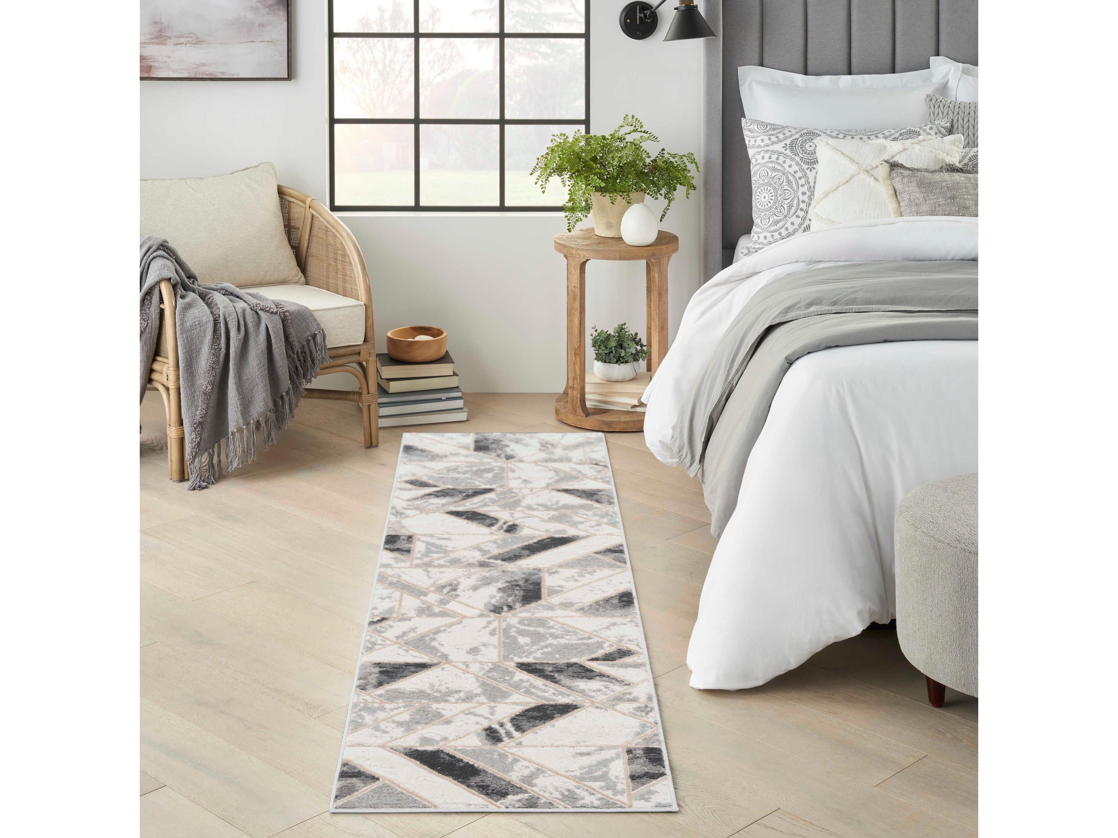 Nourison Elation Geometric Runner Area Rug