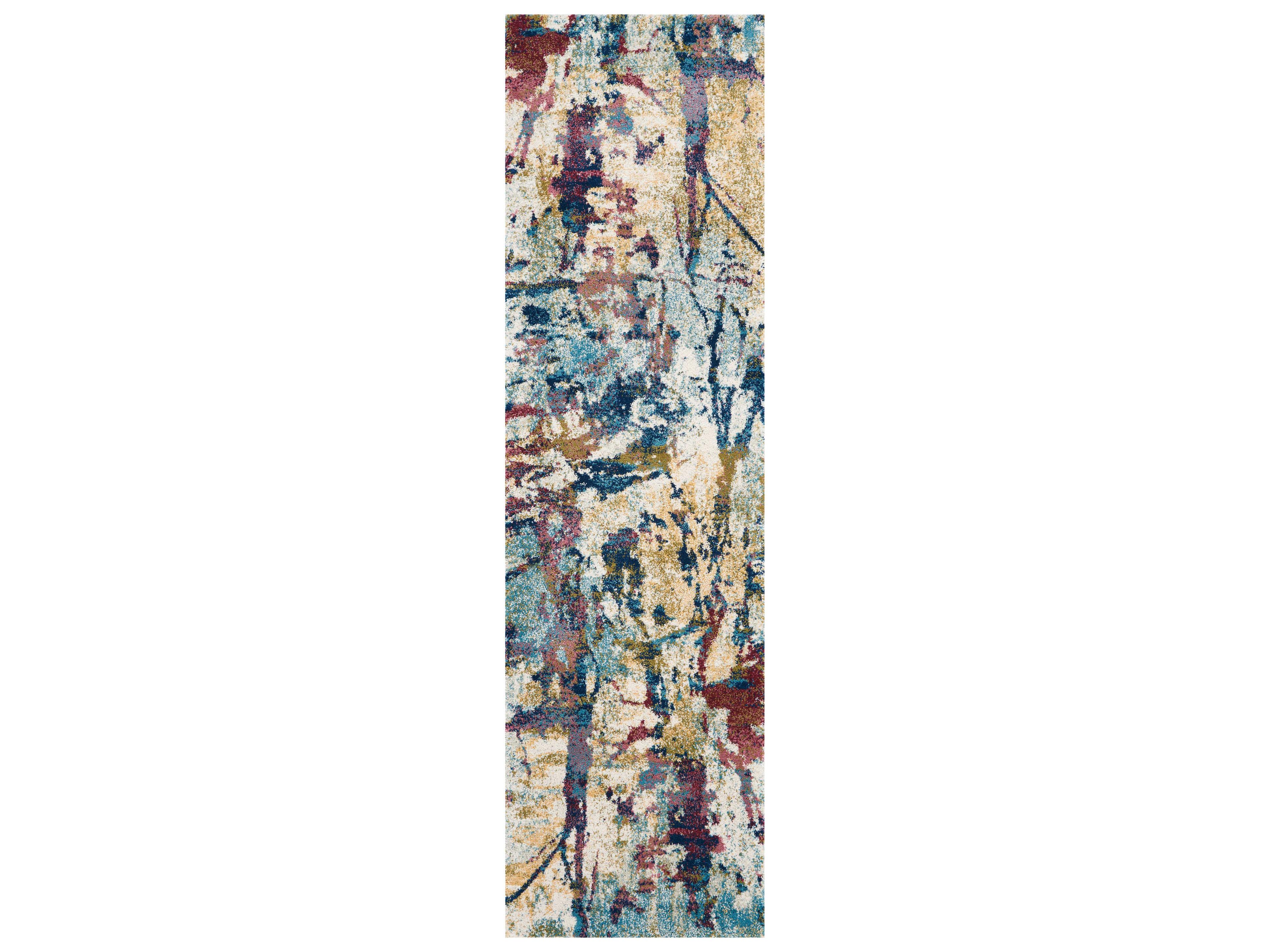 Fusion Abstract Runner Area Rug