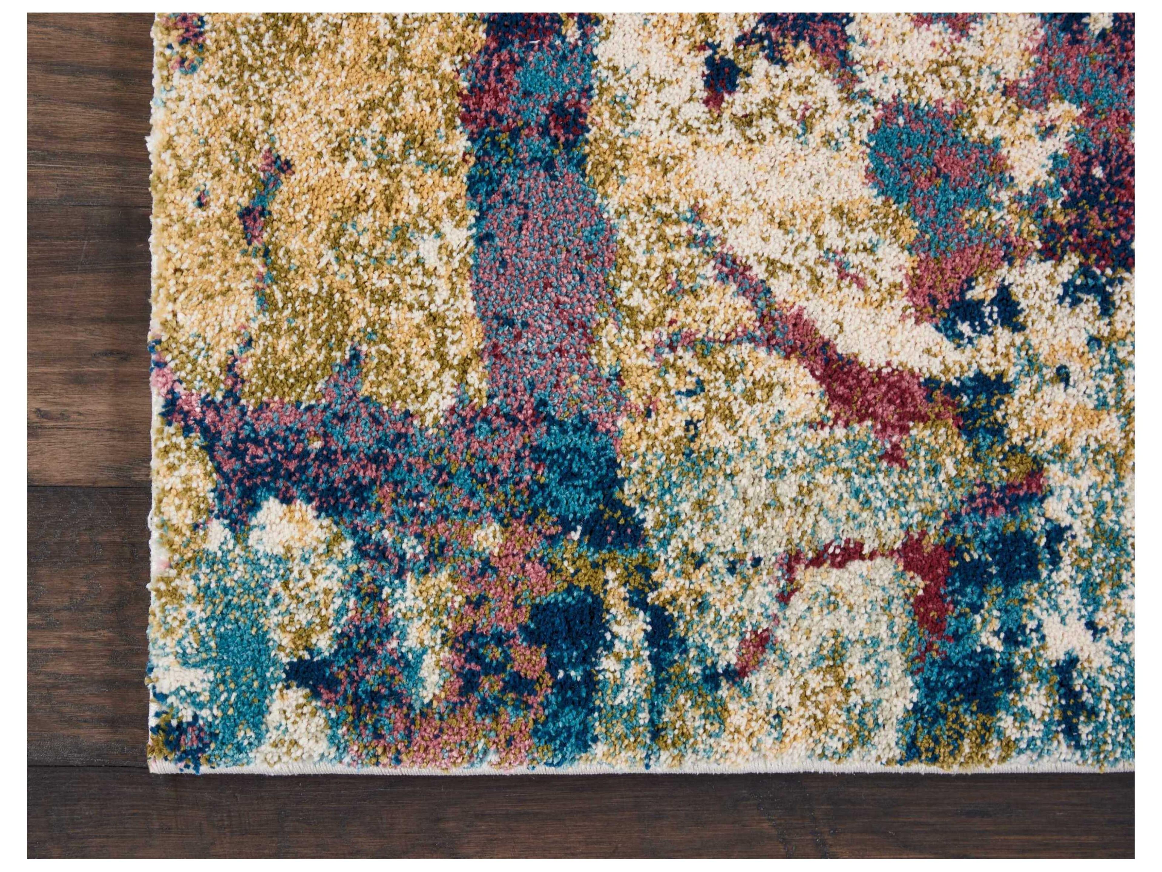 Nourison Fusion Abstract Runner Area Rug