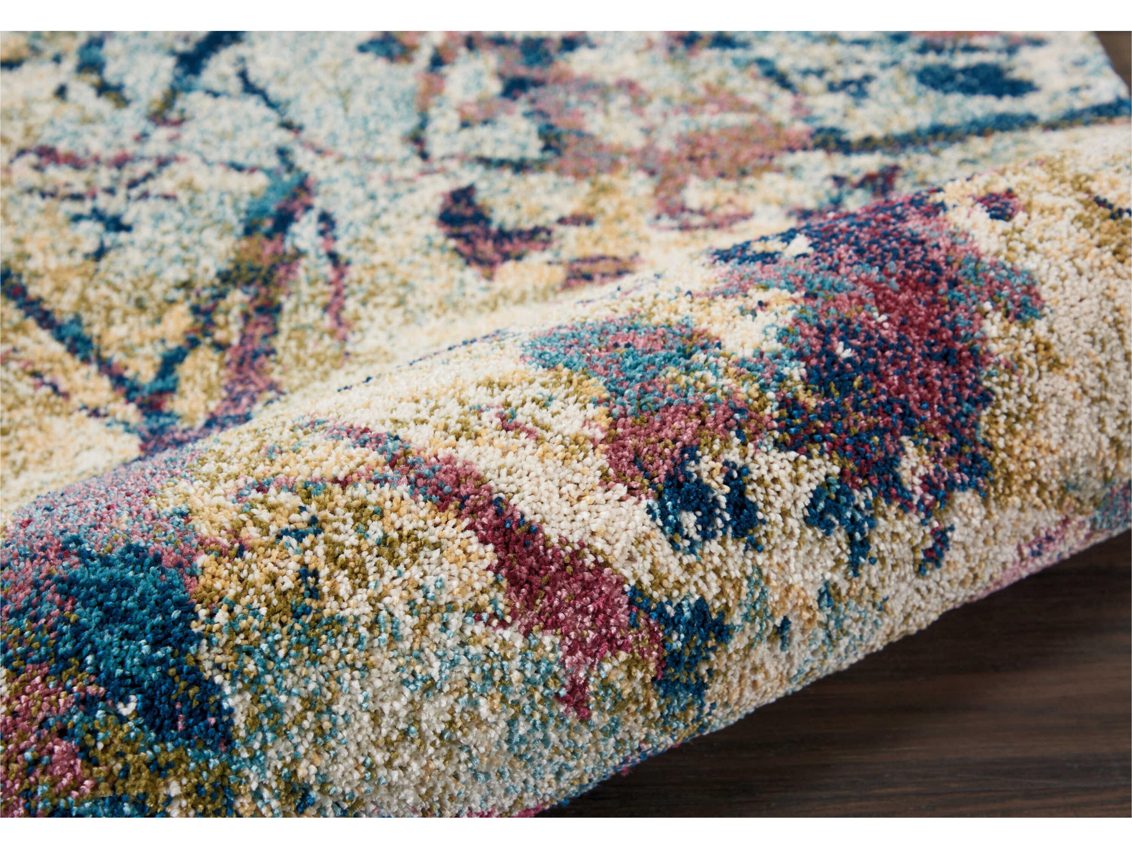 Nourison Fusion Abstract Runner Area Rug