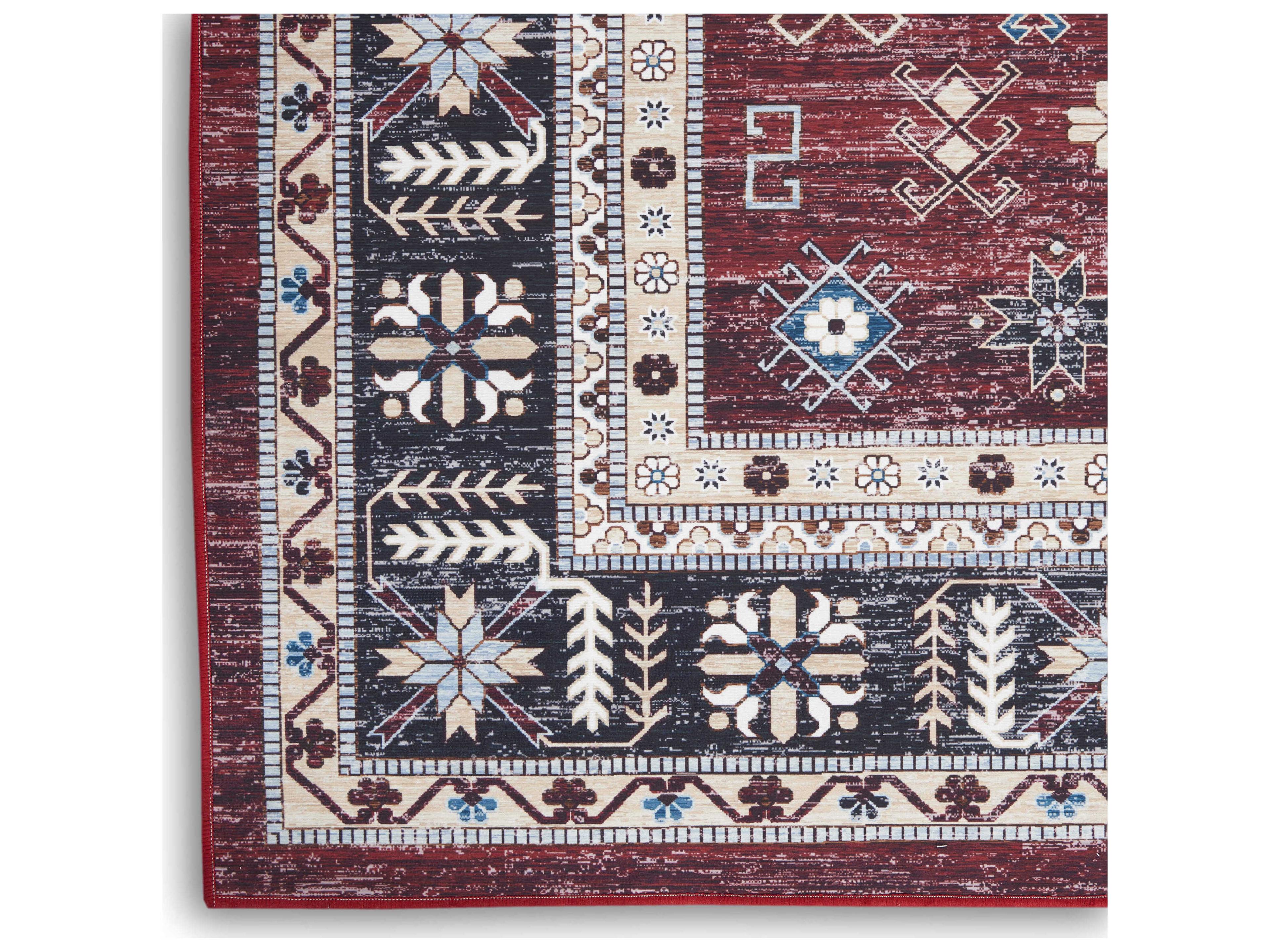 Nourison Fulton Bordered Runner Area Rug