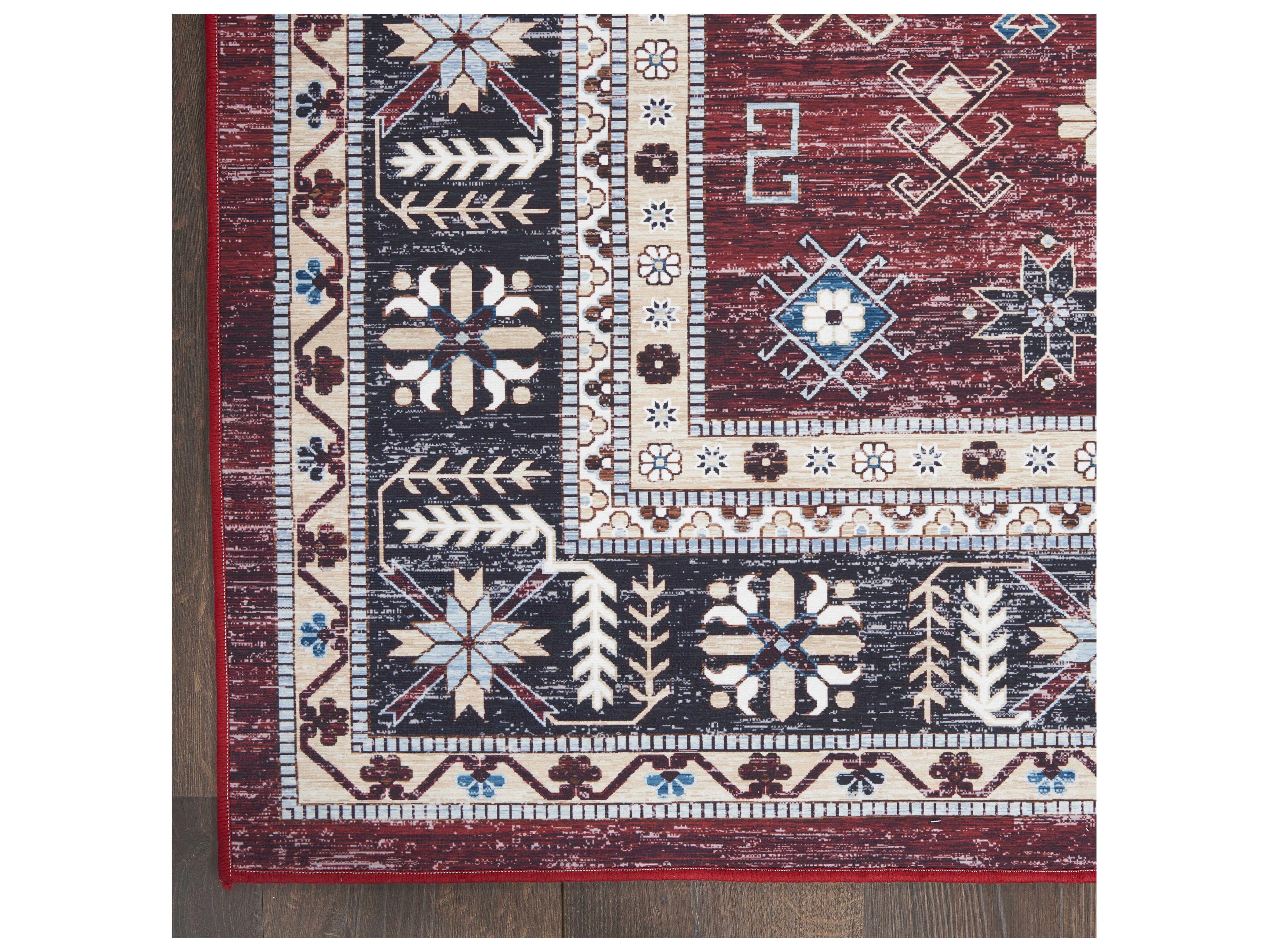 Nourison Fulton Bordered Runner Area Rug