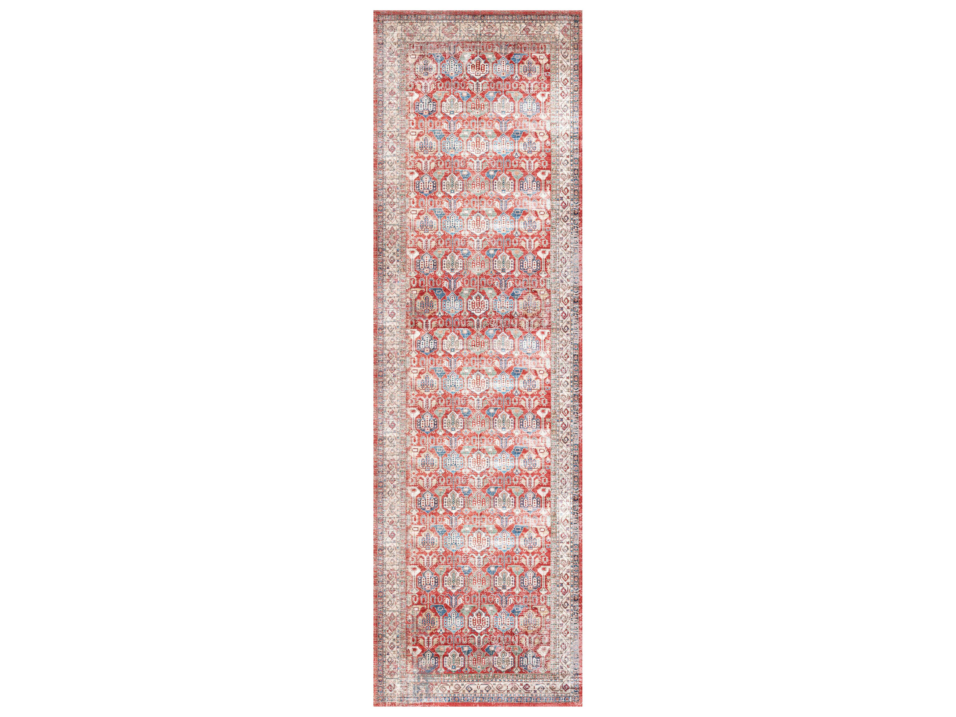 Fulton Bordered Runner Area Rug