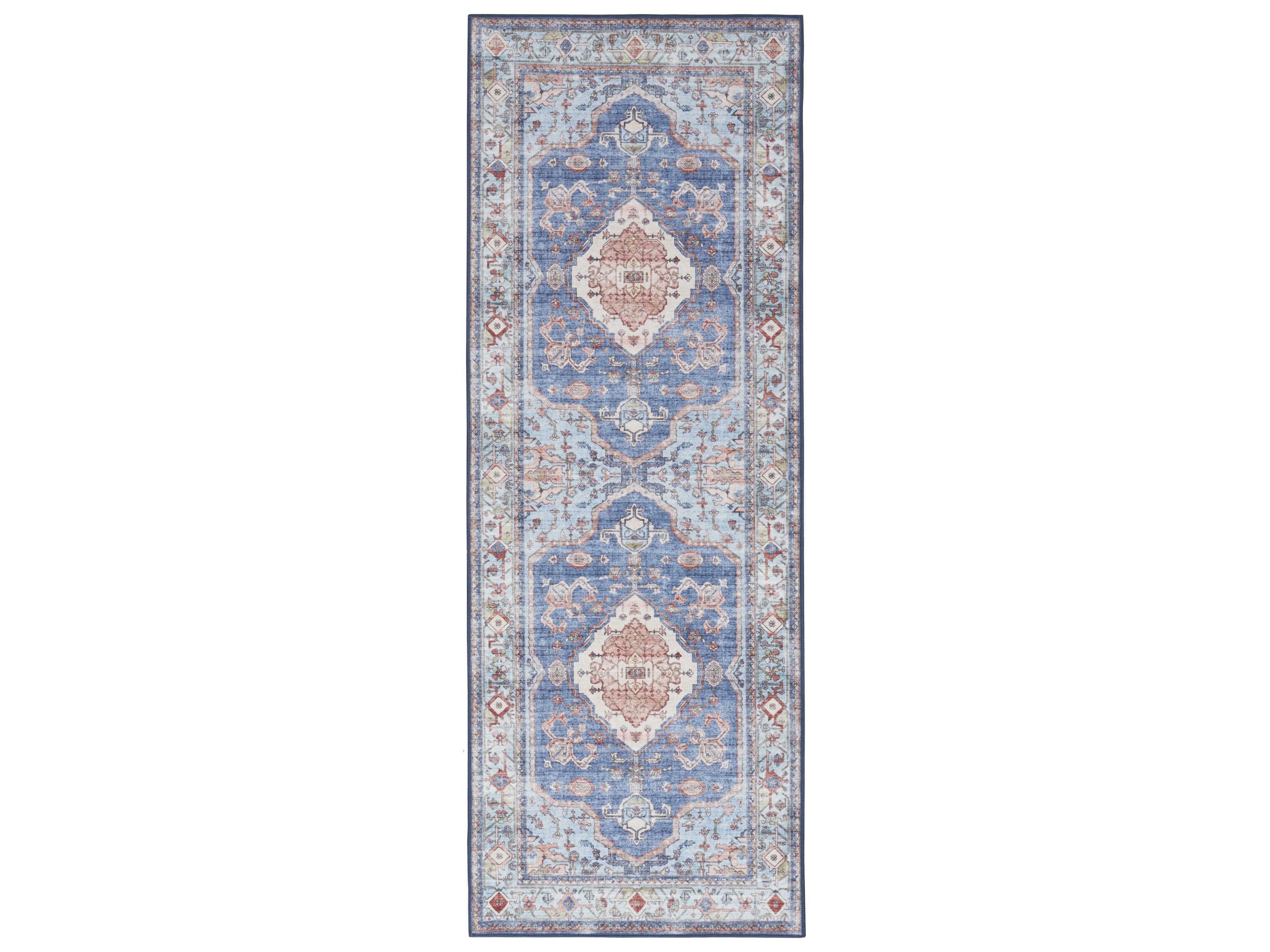 Fulton Bordered Runner Area Rug
