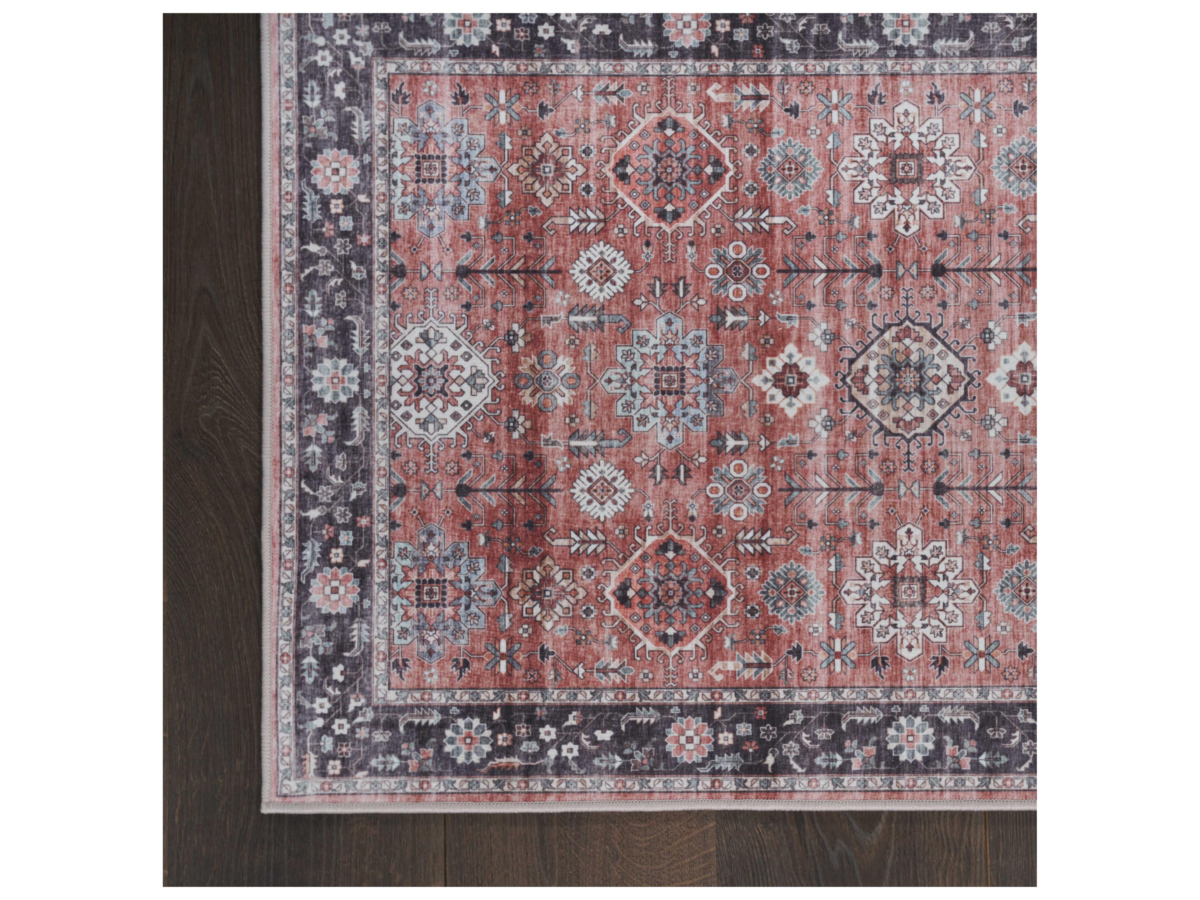 Nourison Fulton Bordered Runner Area Rug