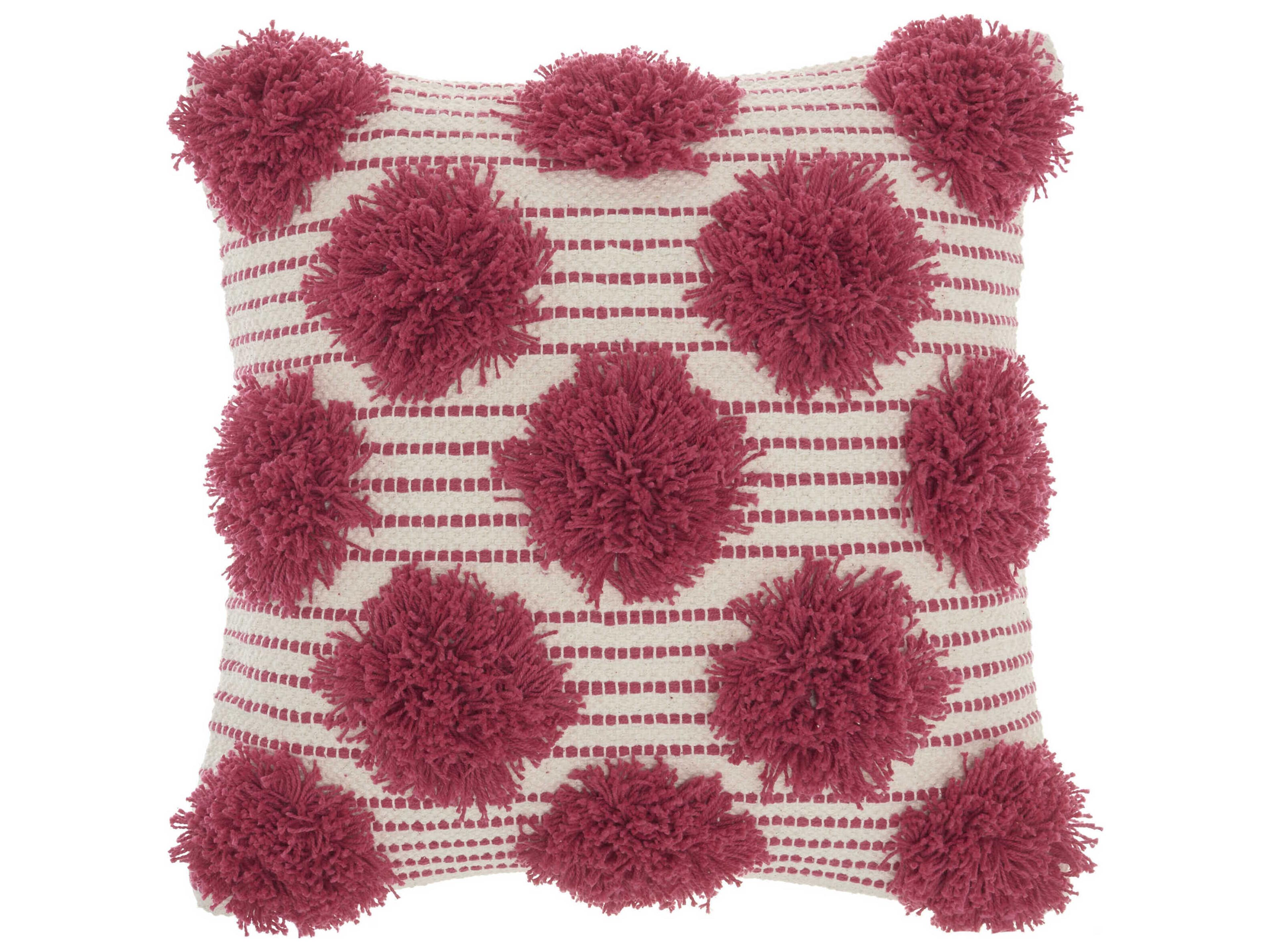 Life Styles Hot Pink 18" x 18" Pillow