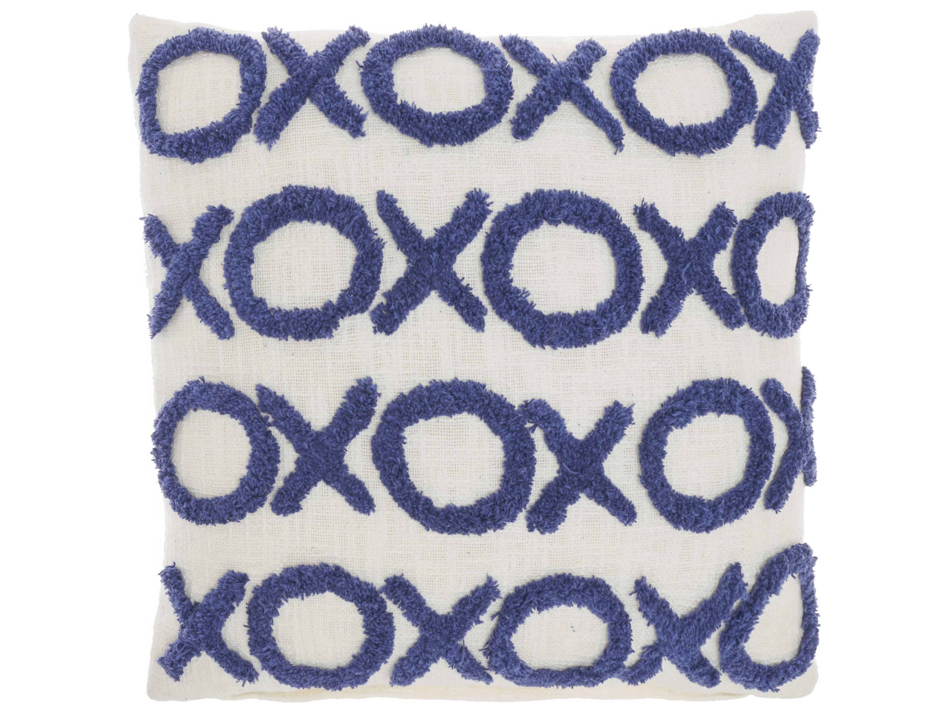 Life Styles Decorative Pillow Blue Ink