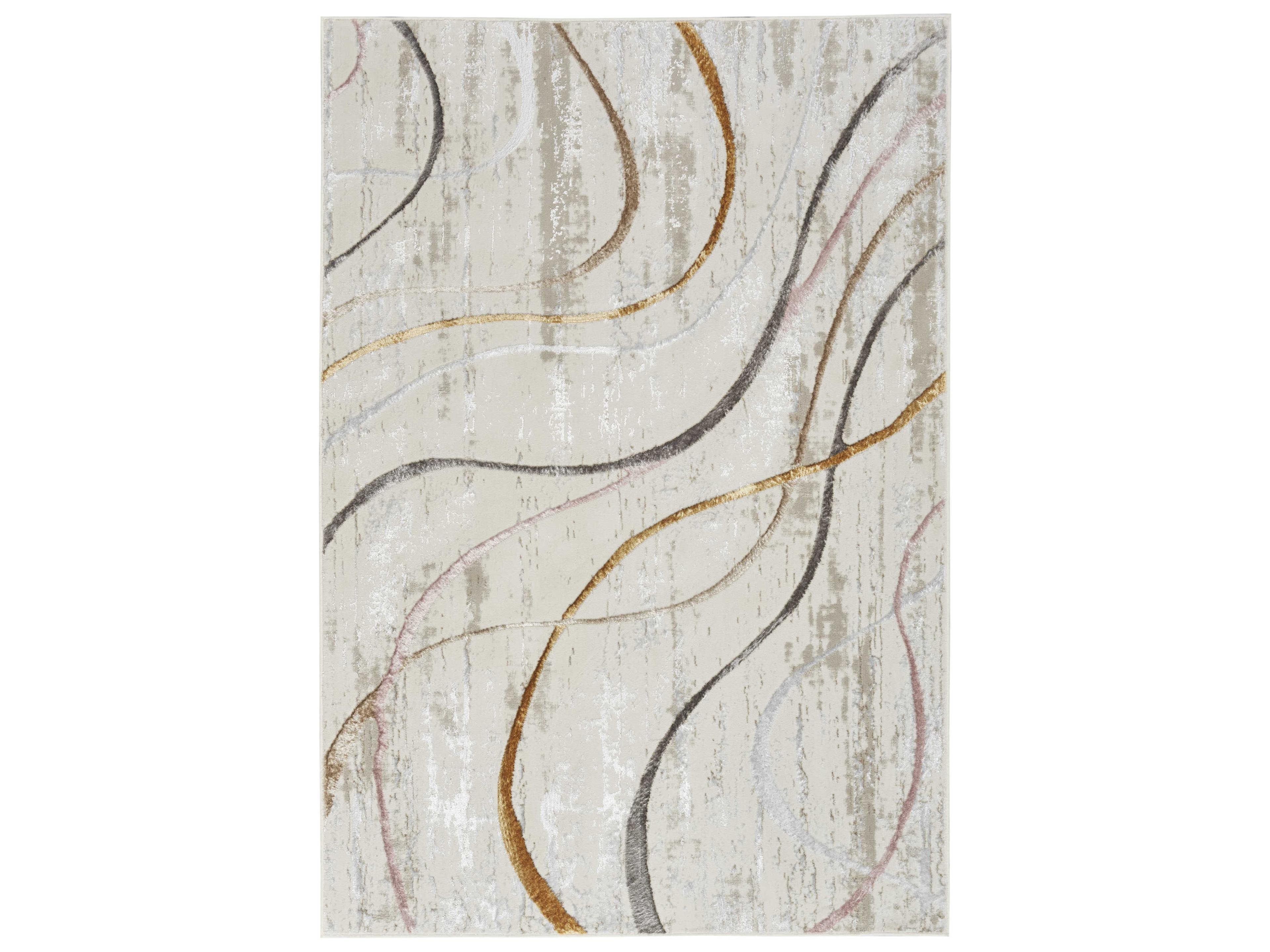 Glitz Area Rug Abstract Shimmer