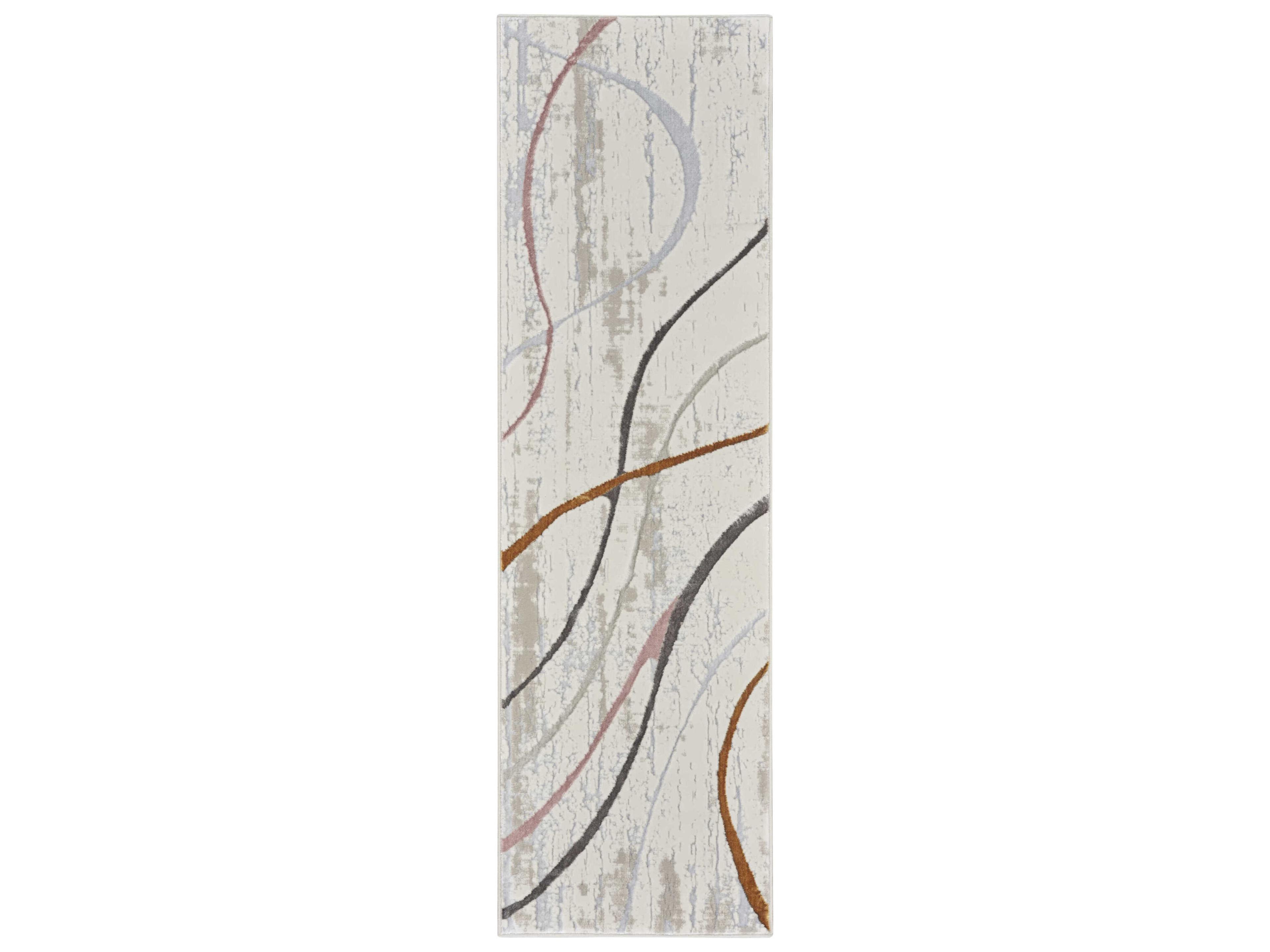 Glitz Abstract Runner Area Rug