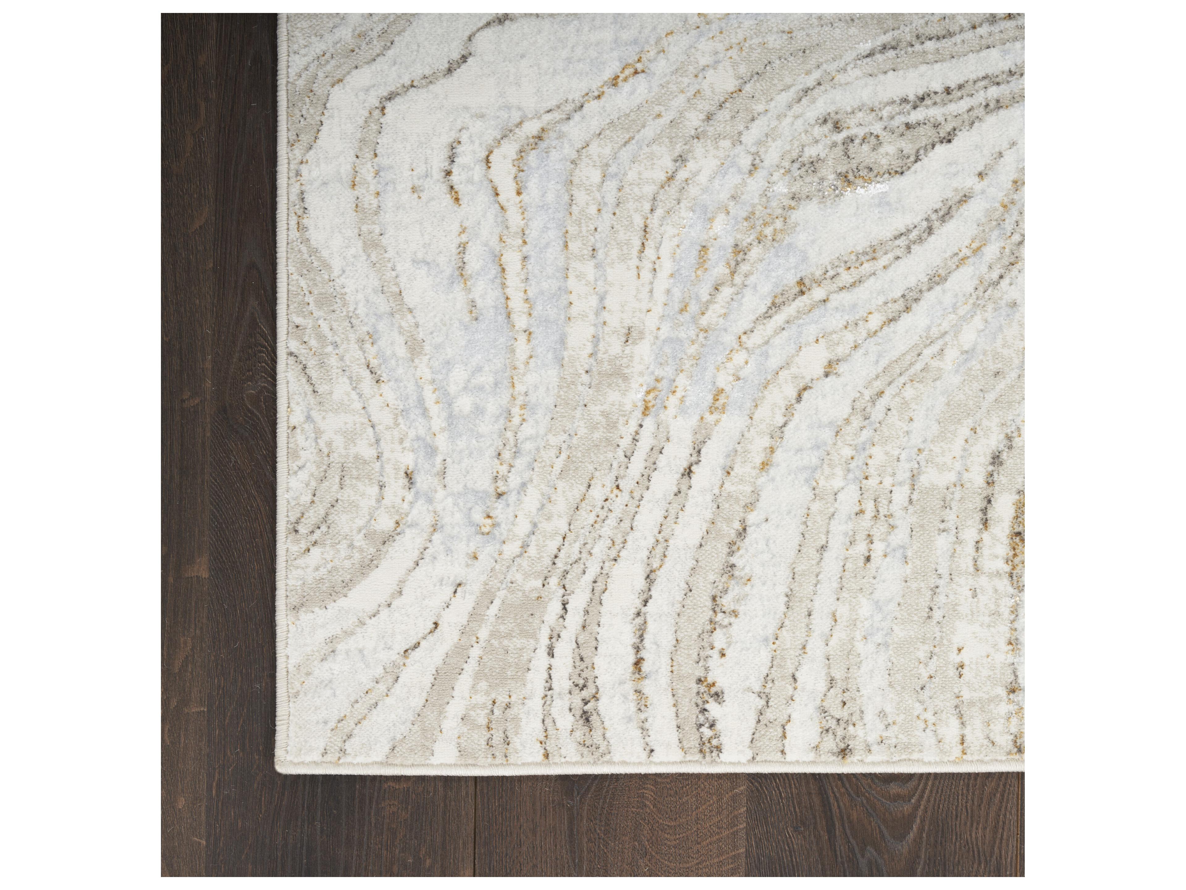 Nourison Glitz Abstract Runner Area Rug