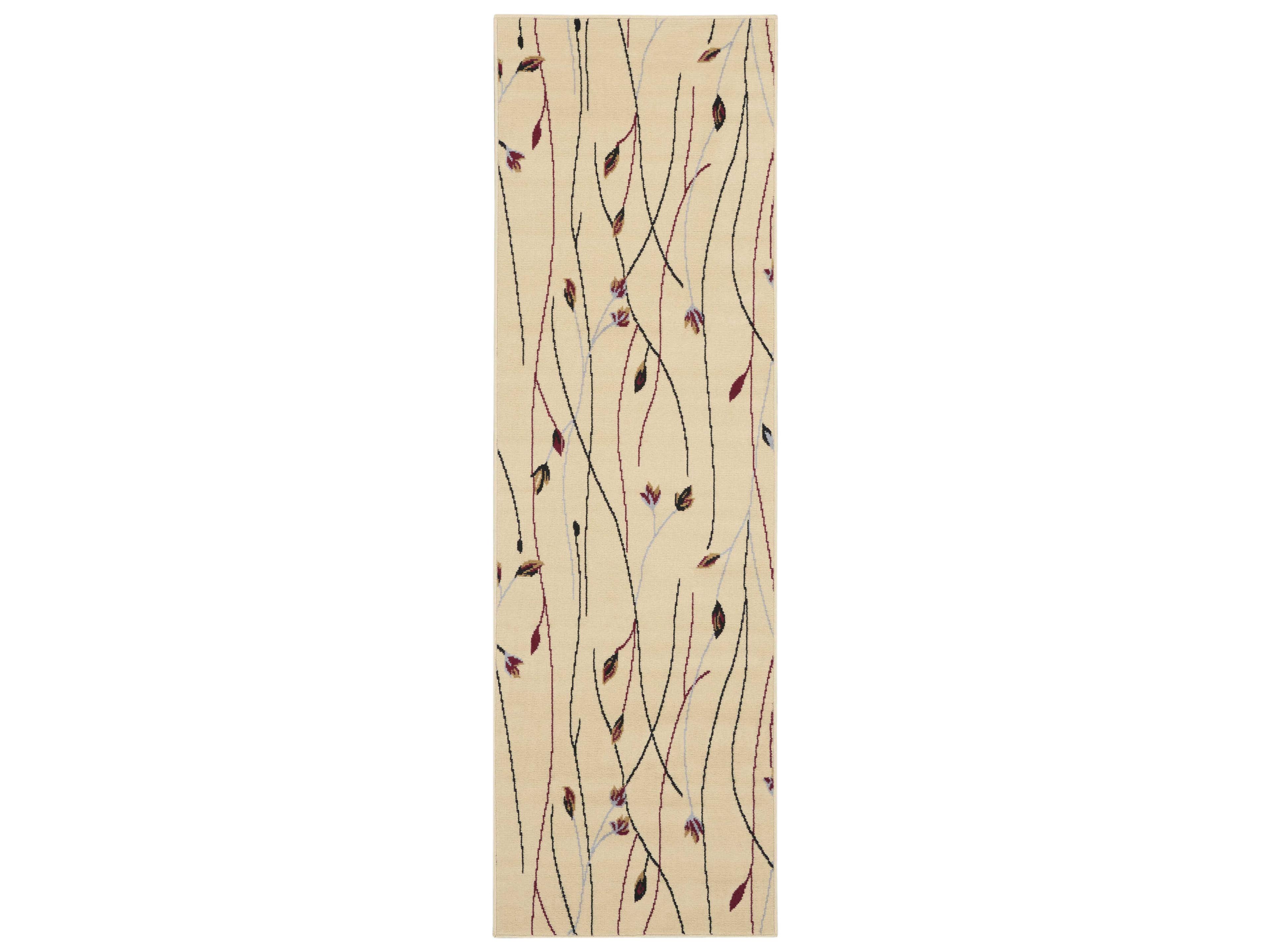 Grafix Floral Runner Area Rug