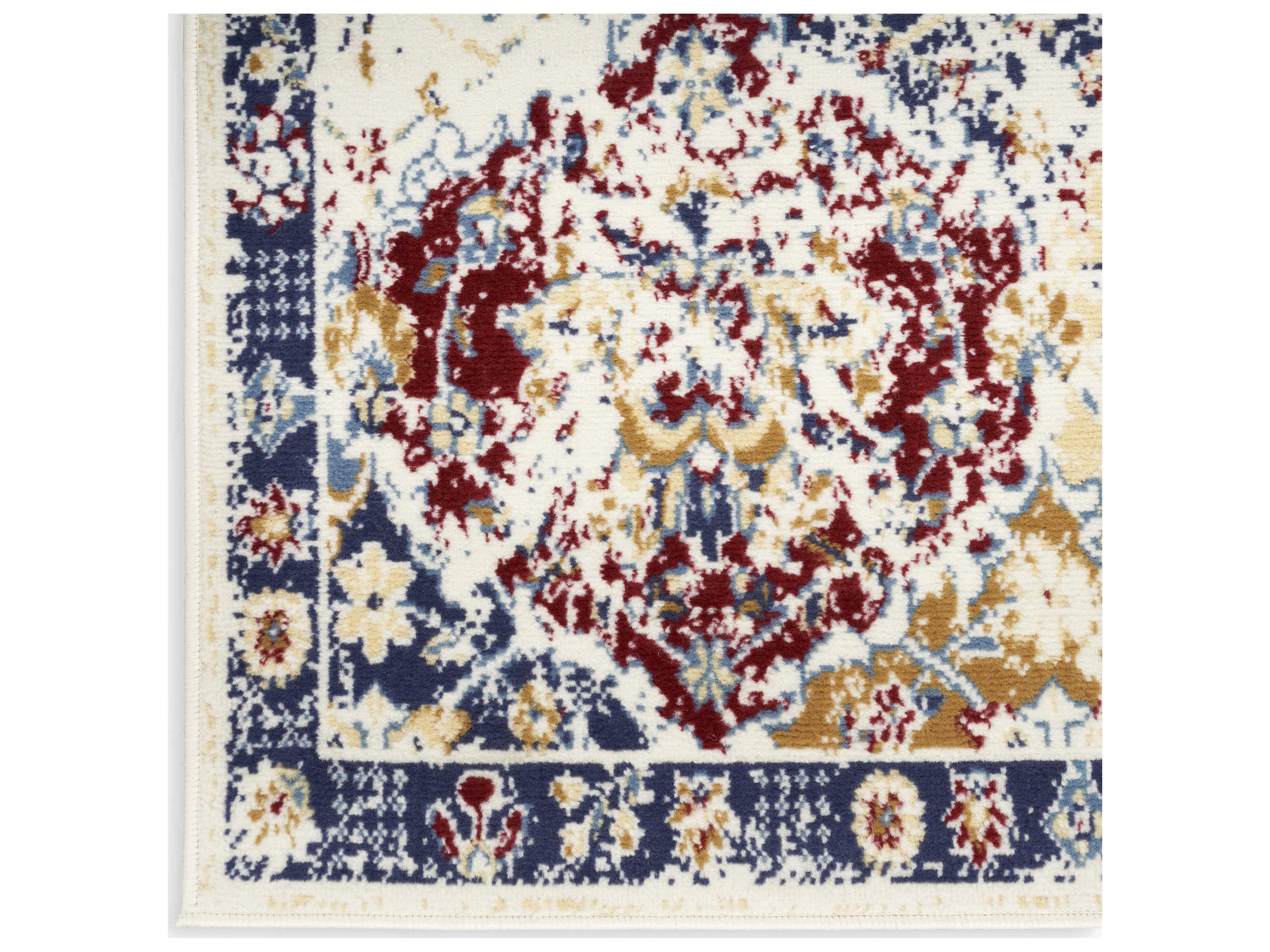 Nourison Grafix Bordered Runner Area Rug