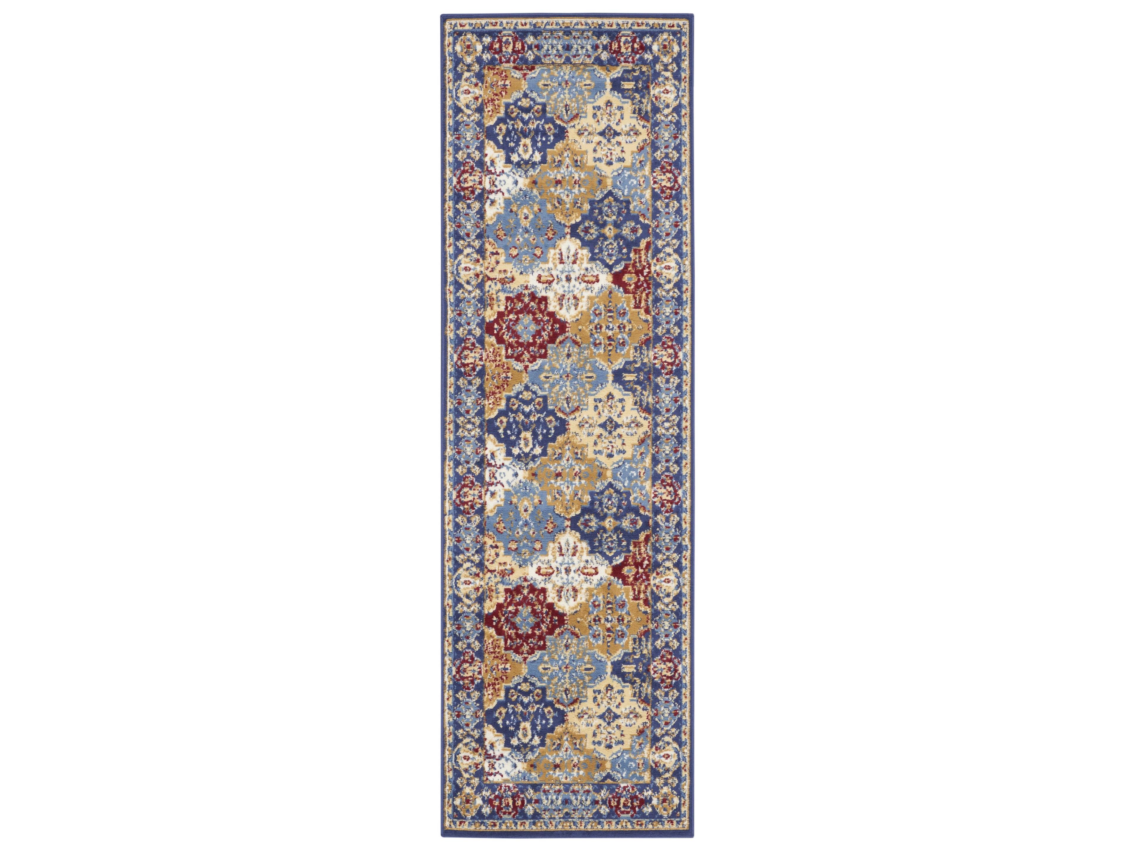 Grafx Bordered Runner Area Rug