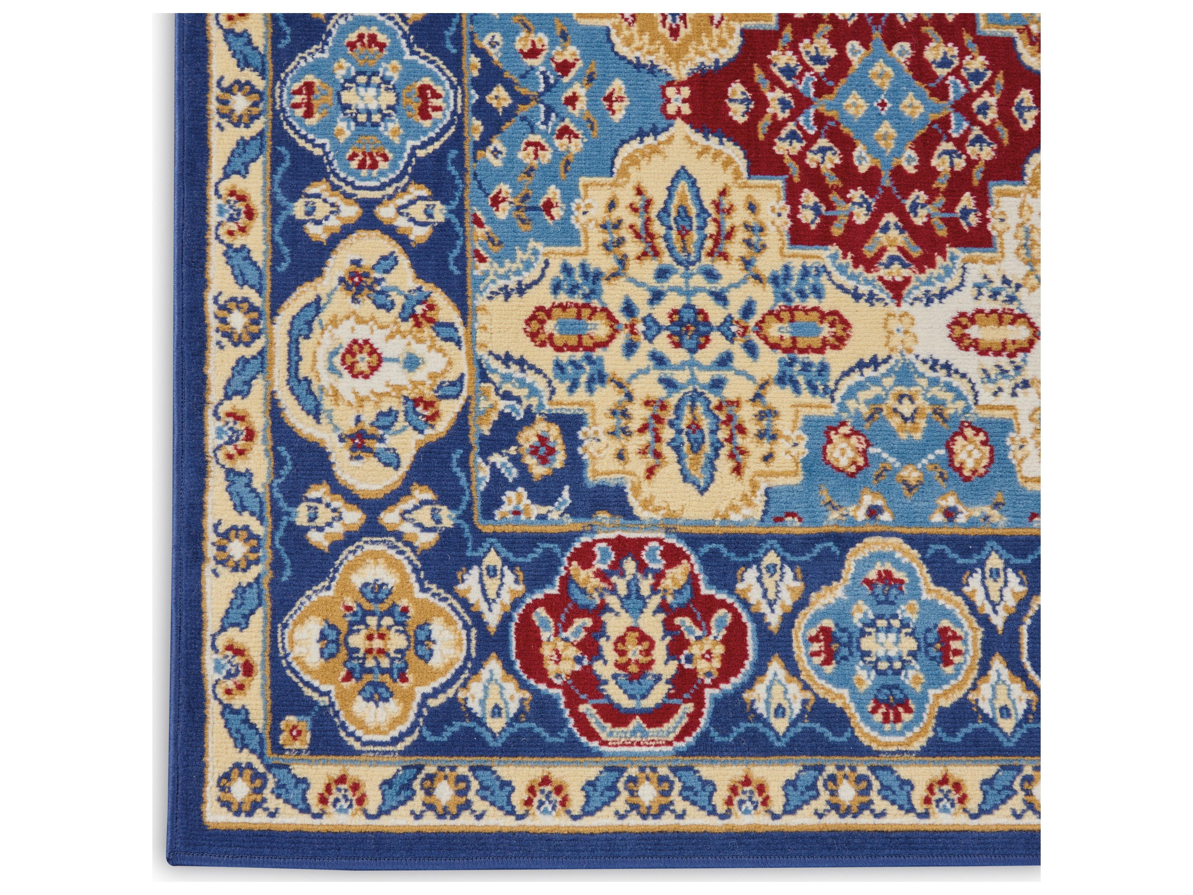 Nourison Grafx Bordered Runner Area Rug