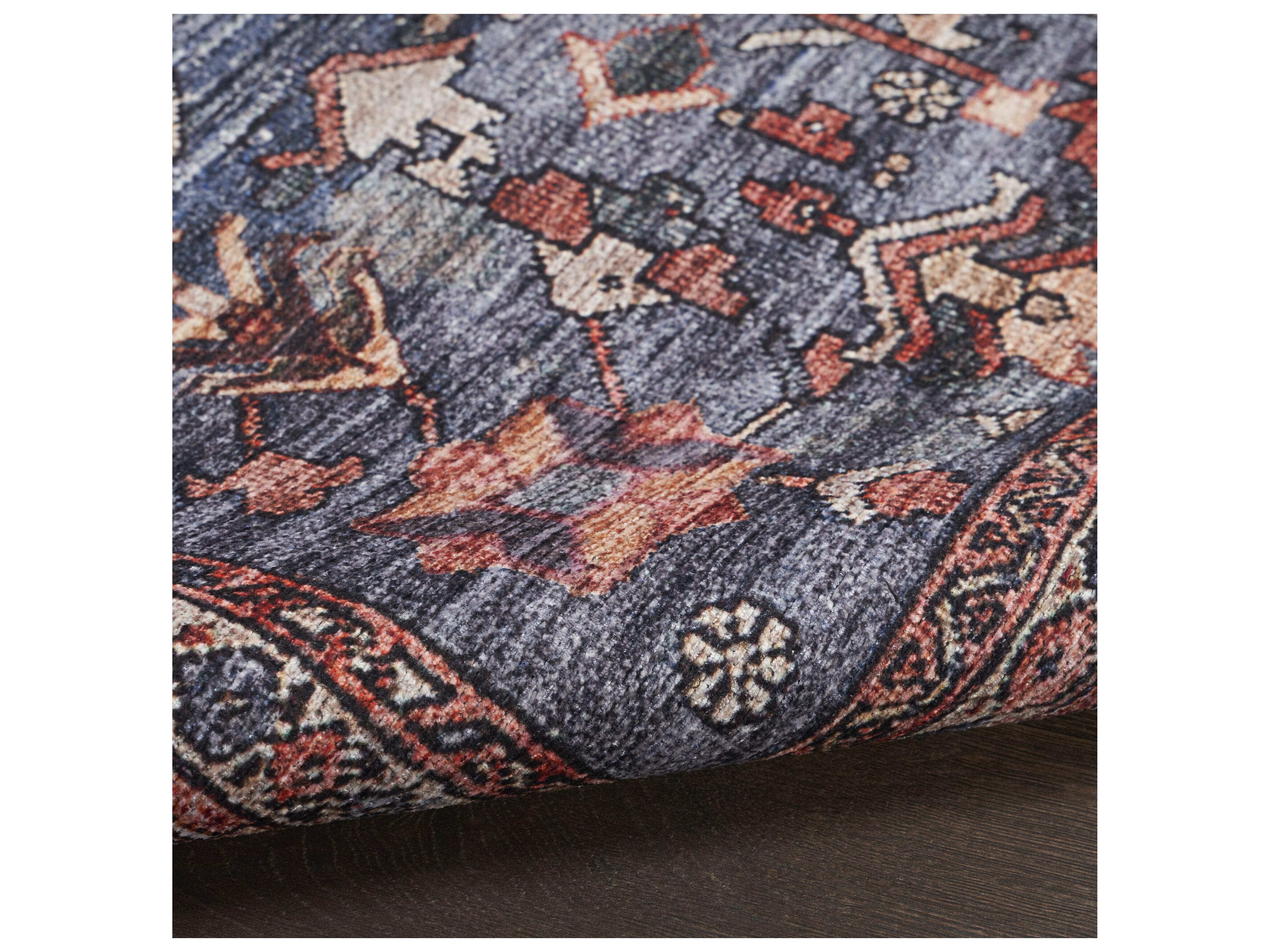 Nourison Grand Washables Bordered Runner Area Rug