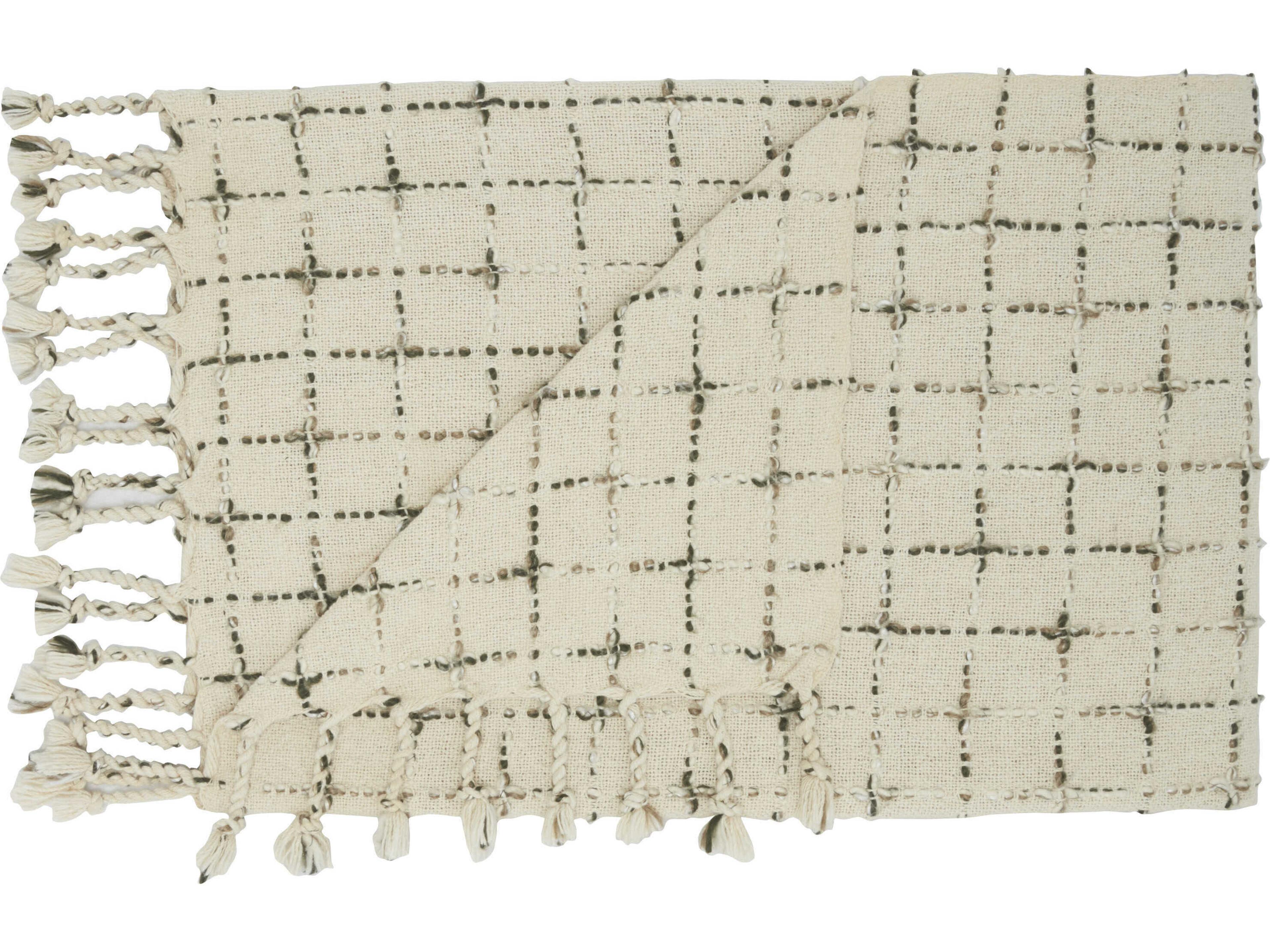 Life Styles Natural Throw Blanket