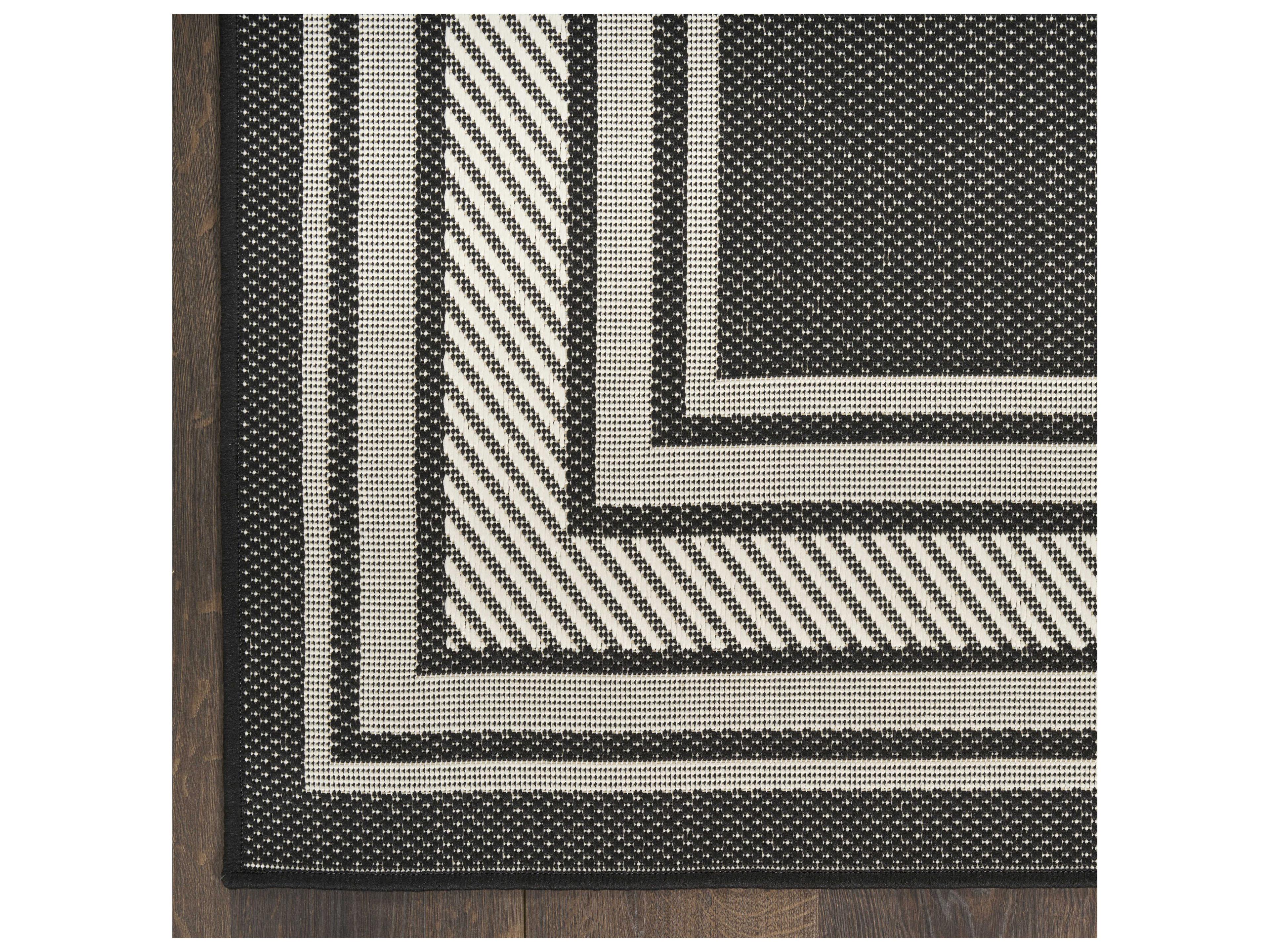 Nourison Horizon Bordered Runner Area Rug