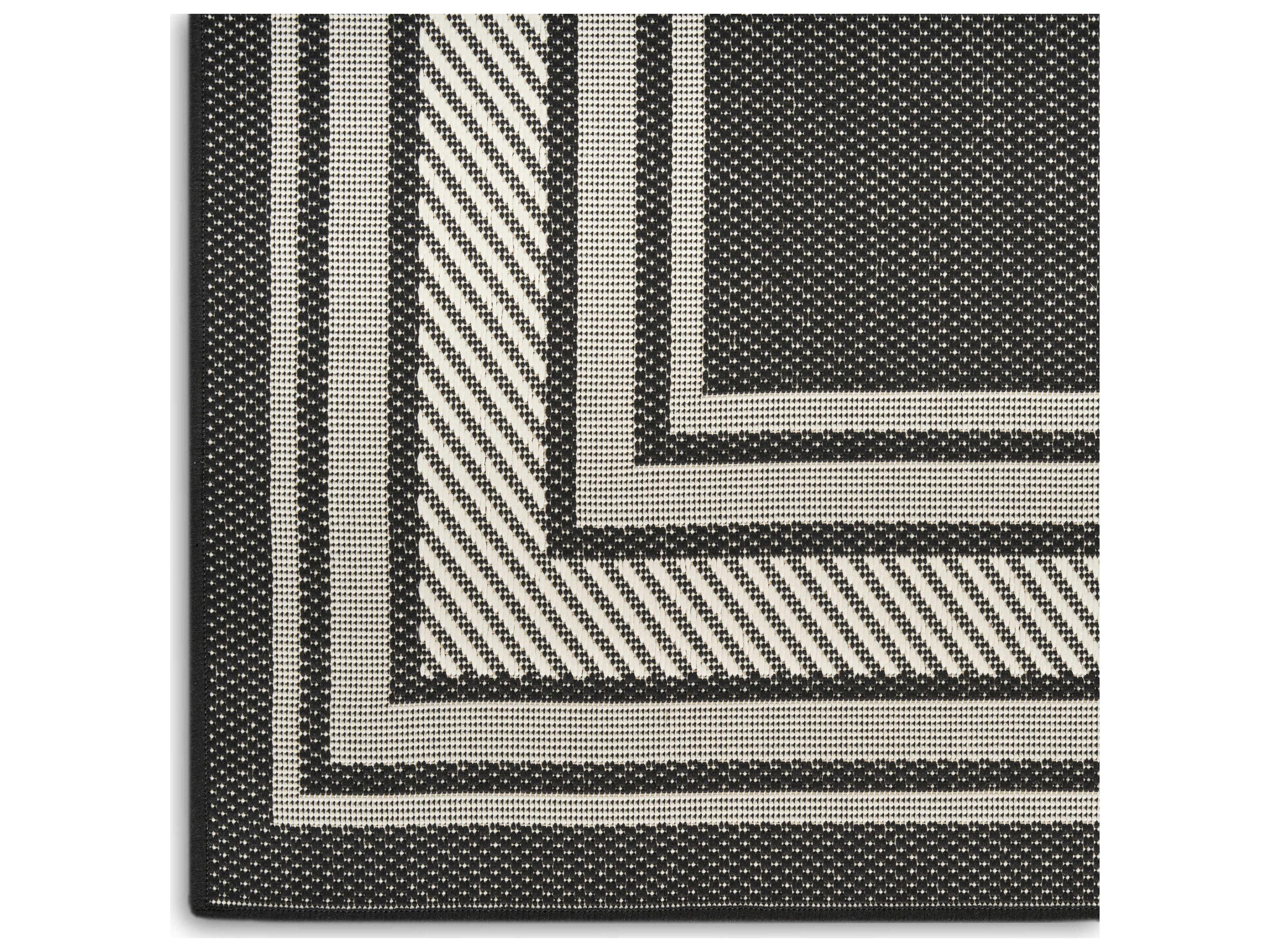 Nourison Horizon Bordered Runner Area Rug
