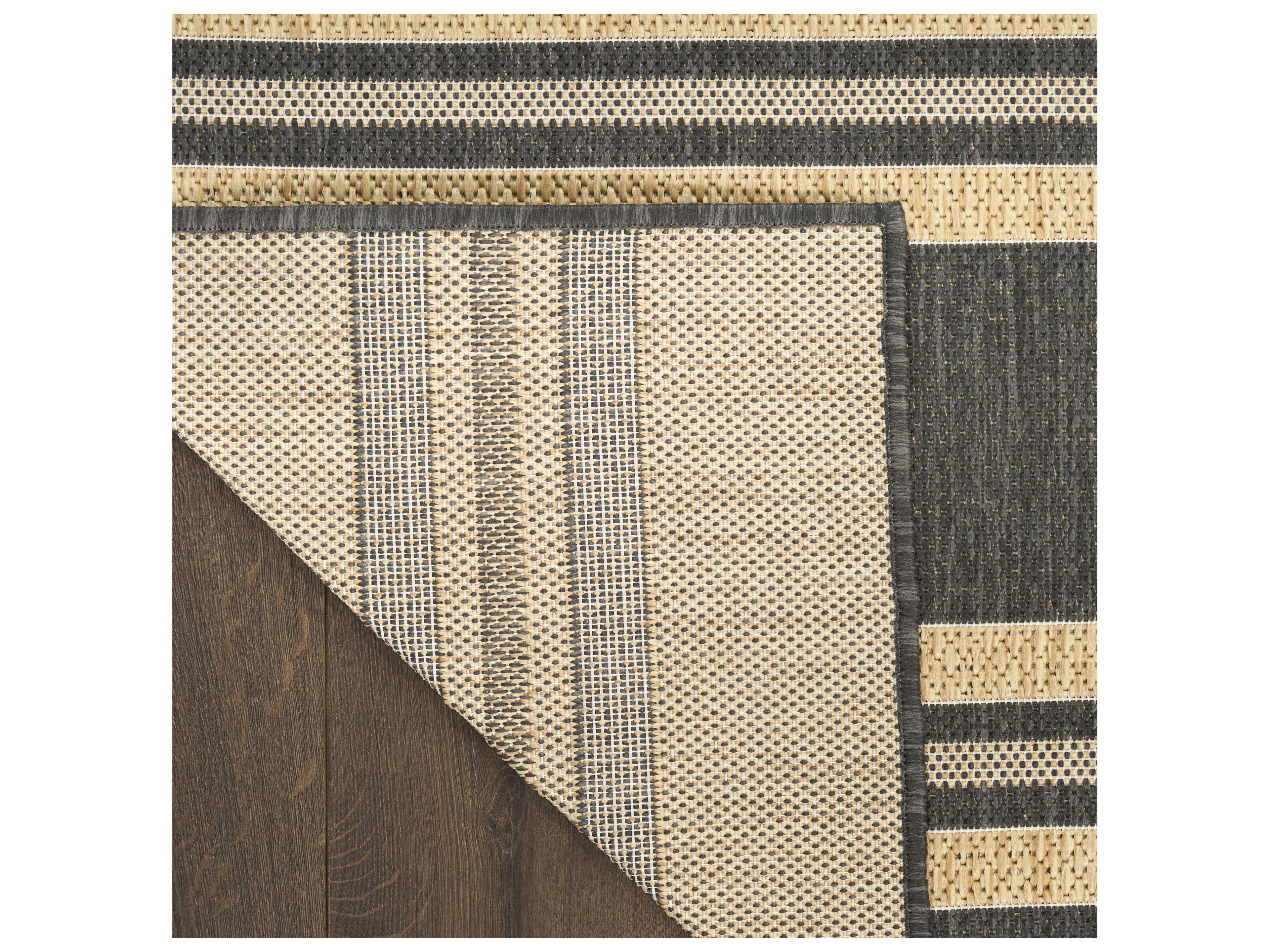 Nourison Hrzon Striped Runner Area Rug