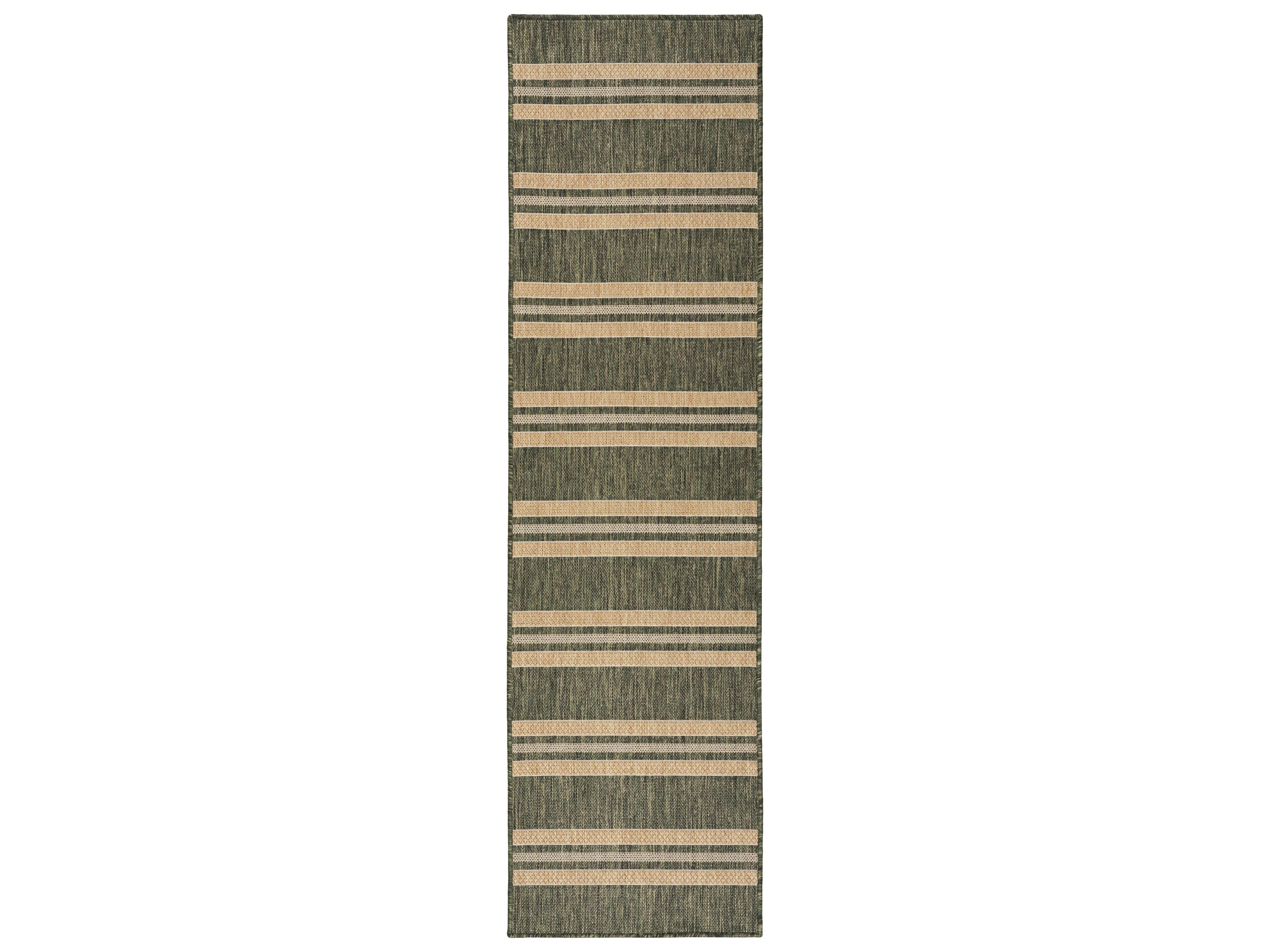 Hrzon Striped Runner Area Rug
