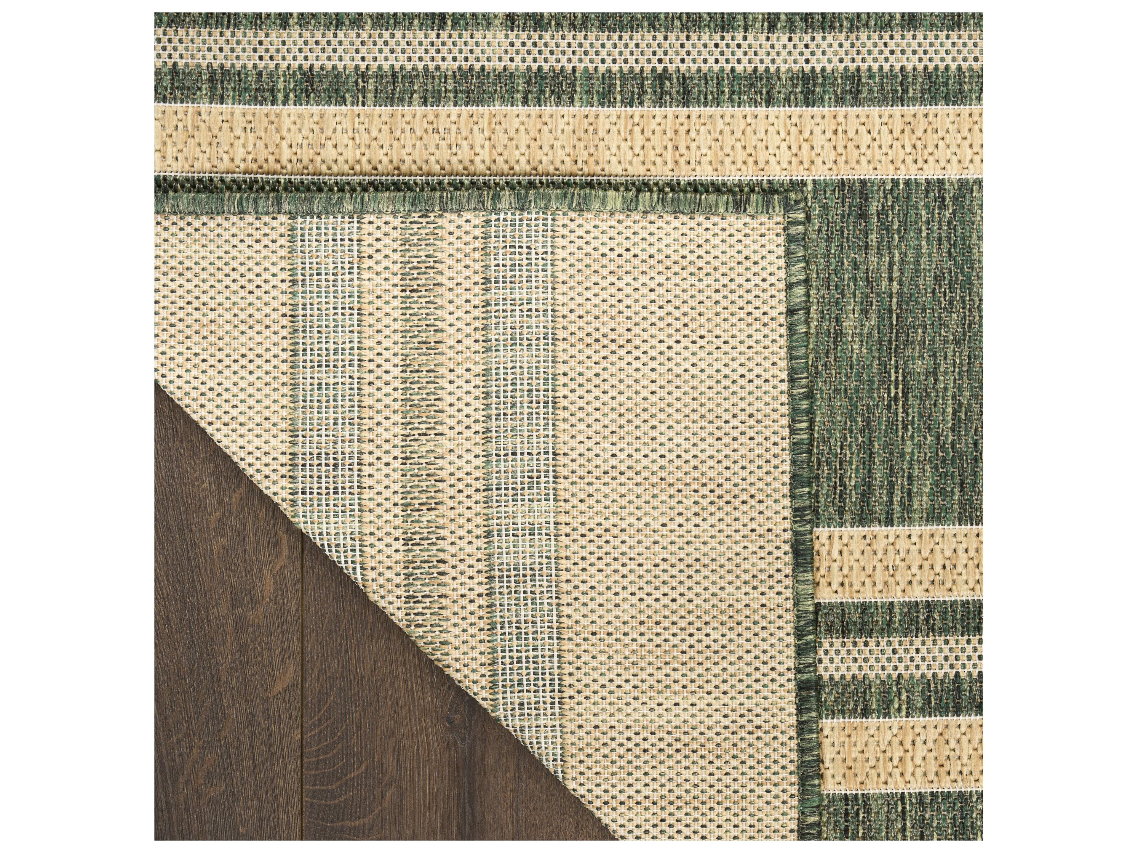 Nourison Hrzon Striped Runner Area Rug