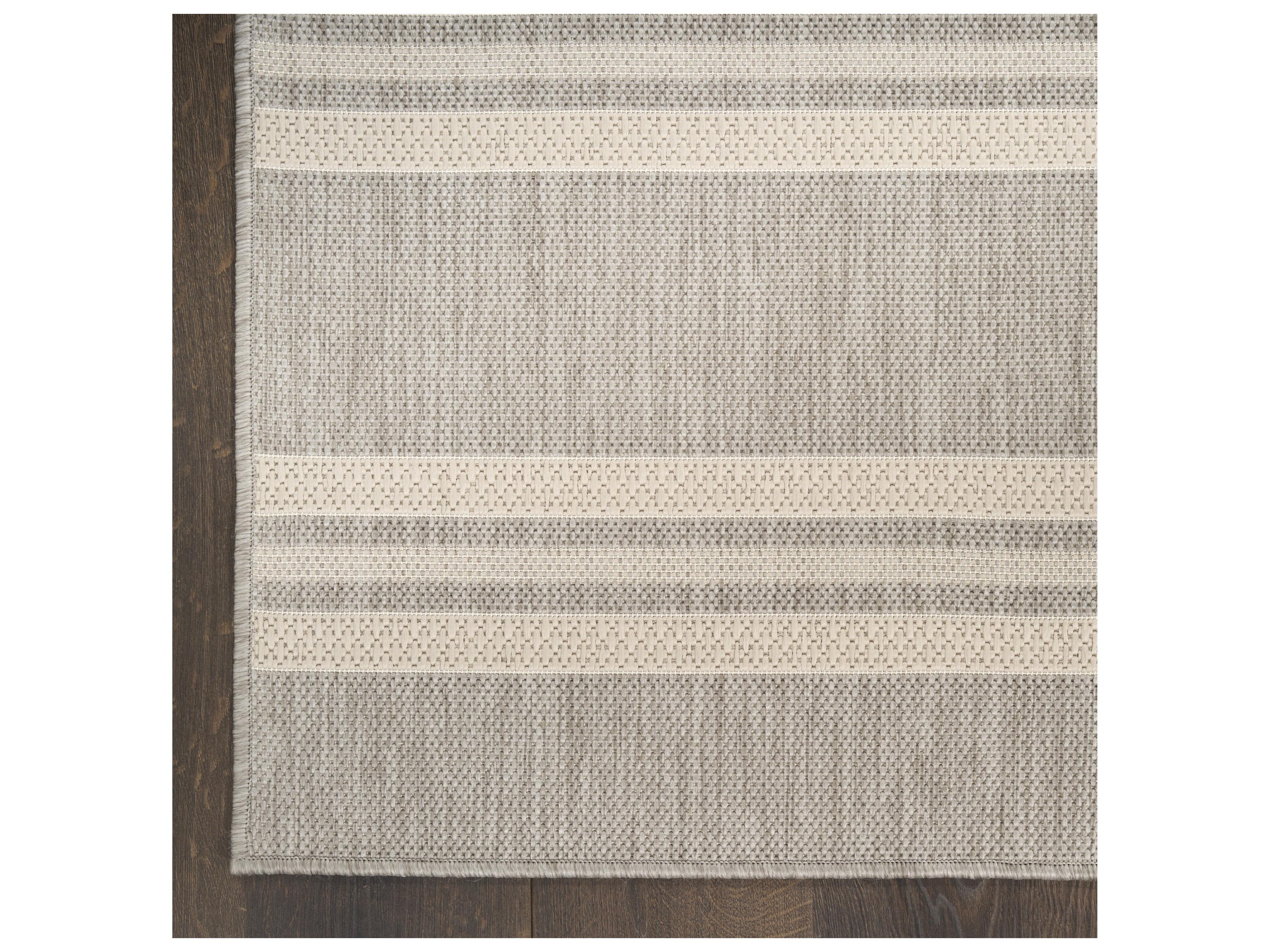 Nourison Hrzon Striped Runner Area Rug