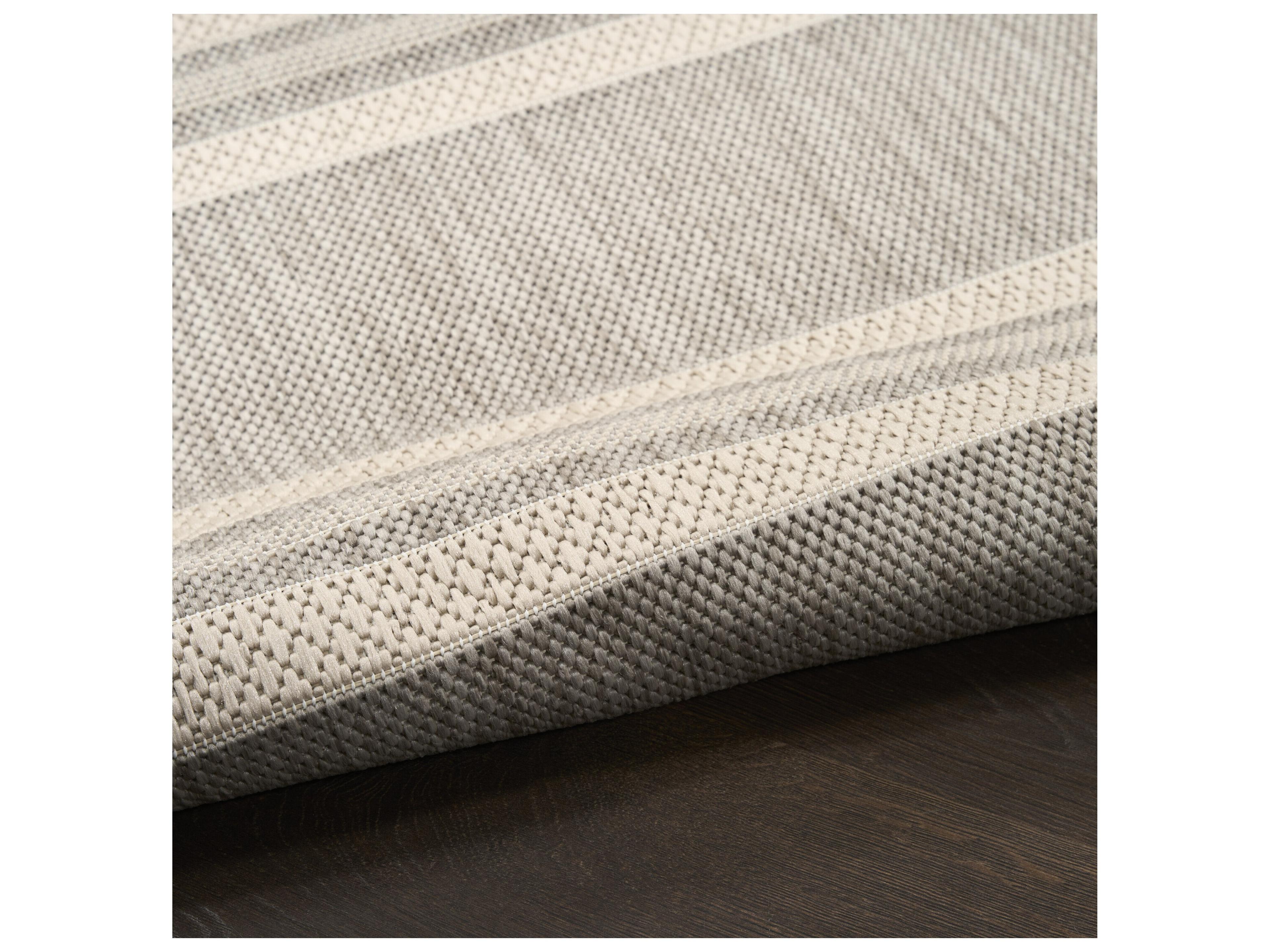 Nourison Hrzon Striped Runner Area Rug