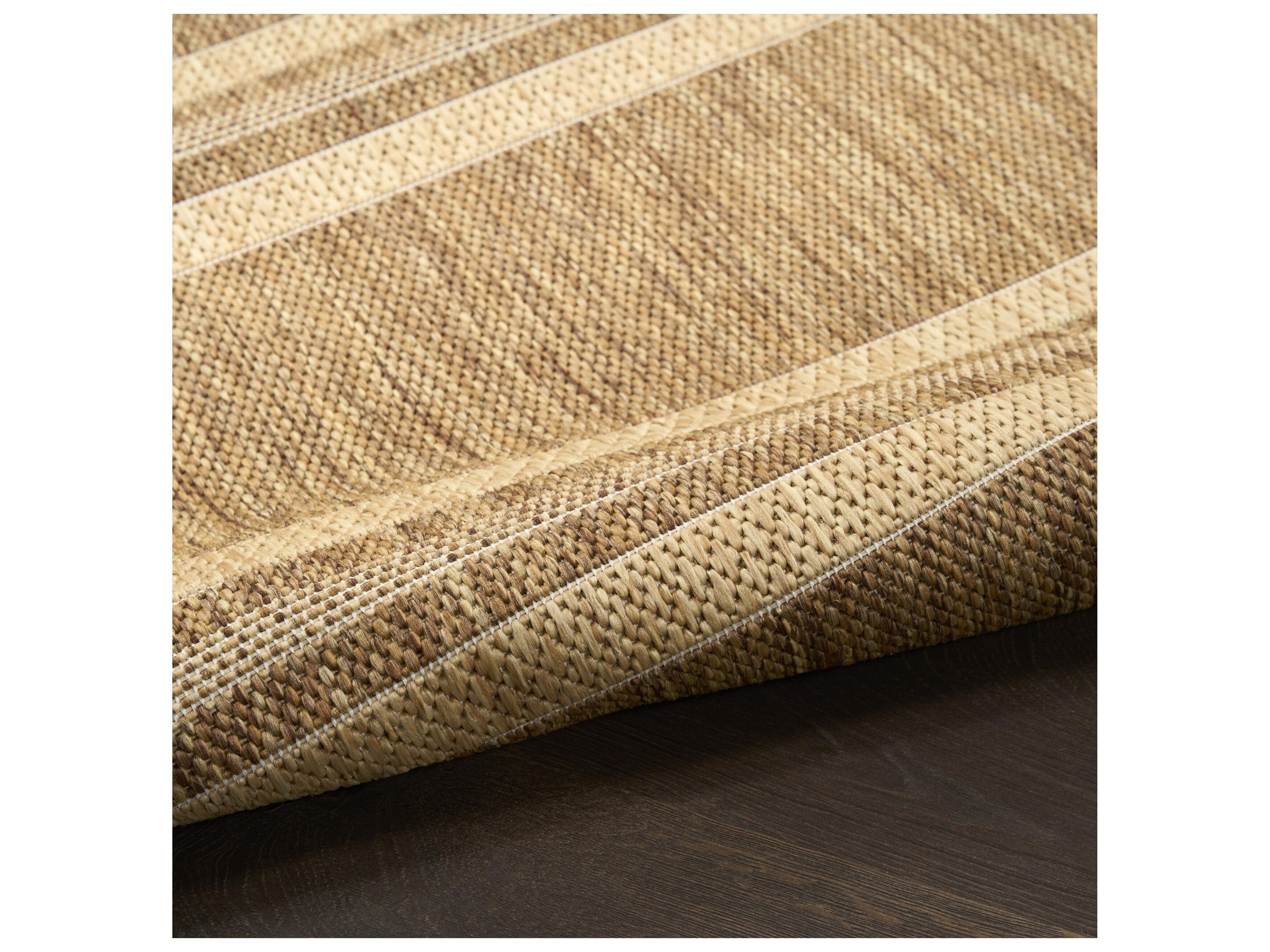 Nourison Hrzon Striped Runner Area Rug