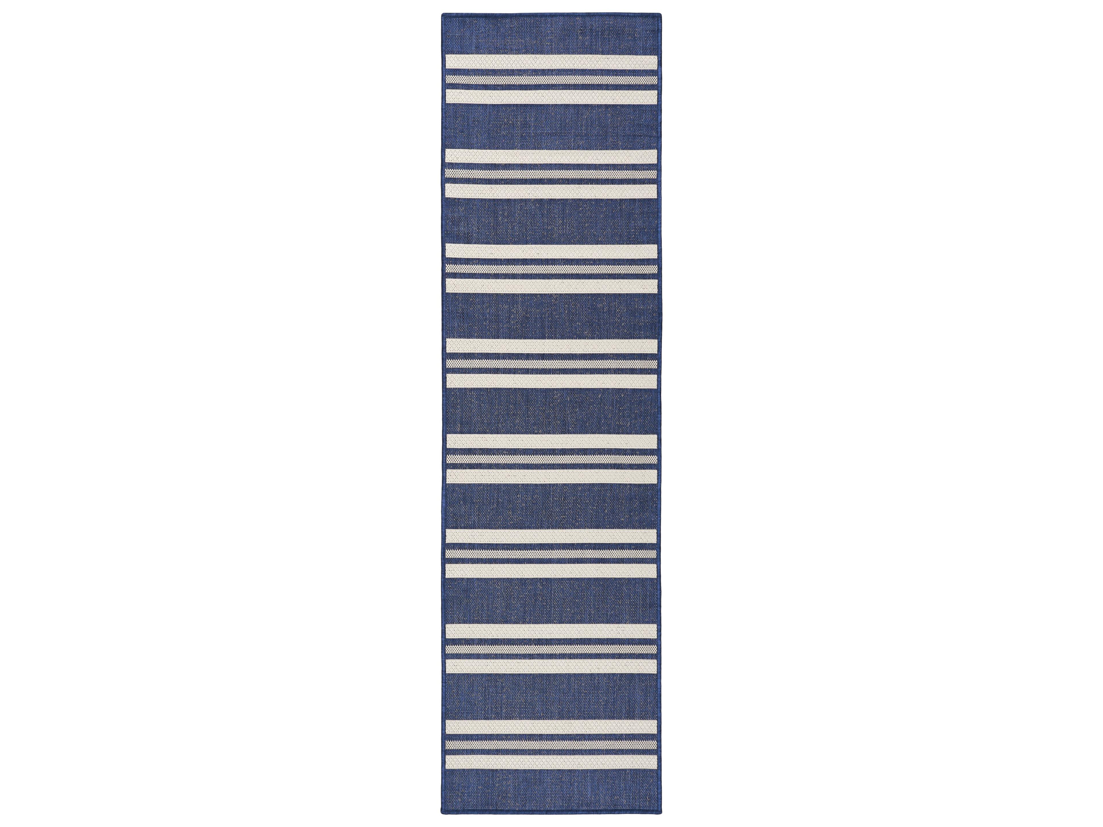 Hrzon Striped Runner Area Rug