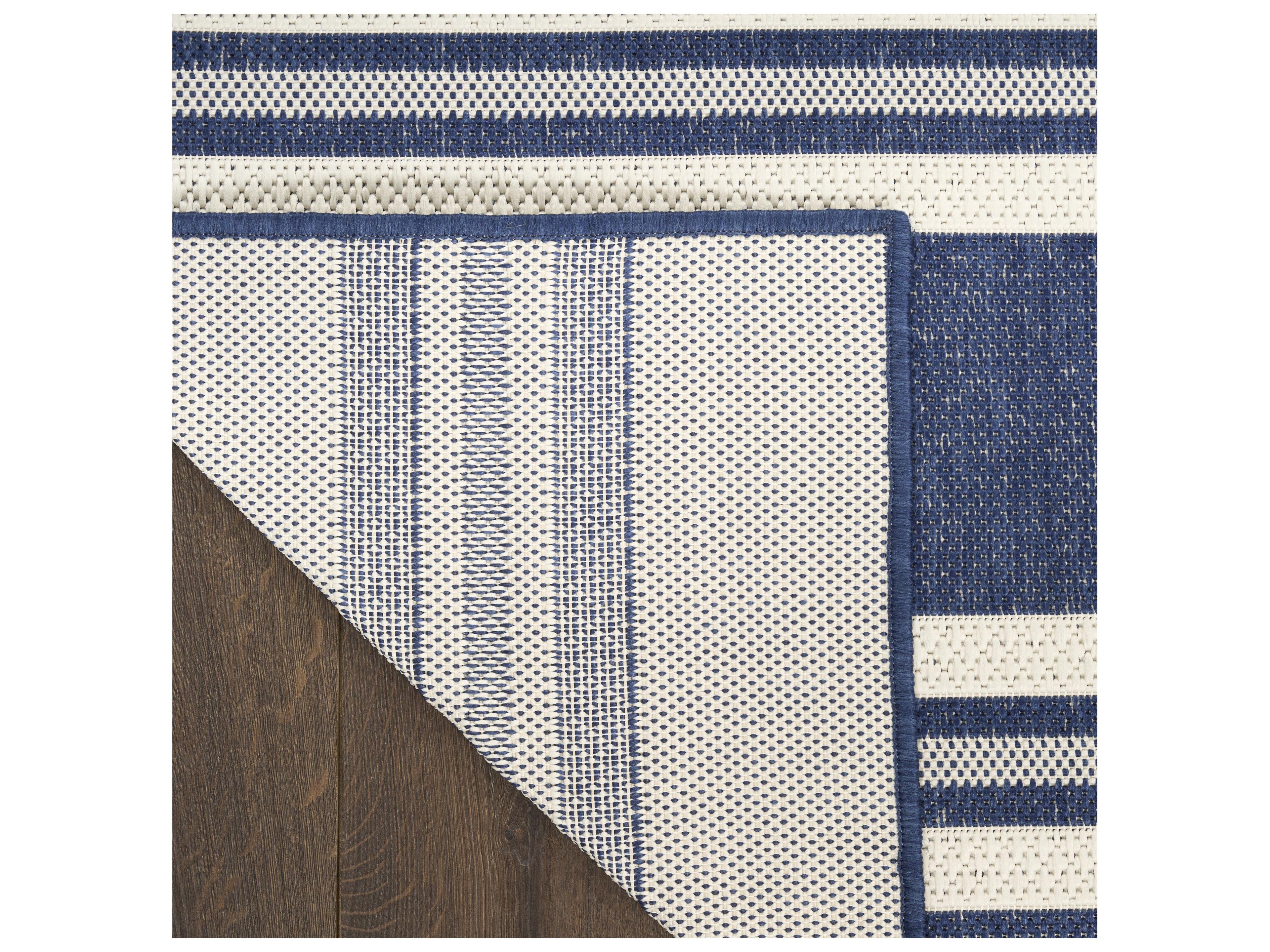 Nourison Hrzon Striped Runner Area Rug
