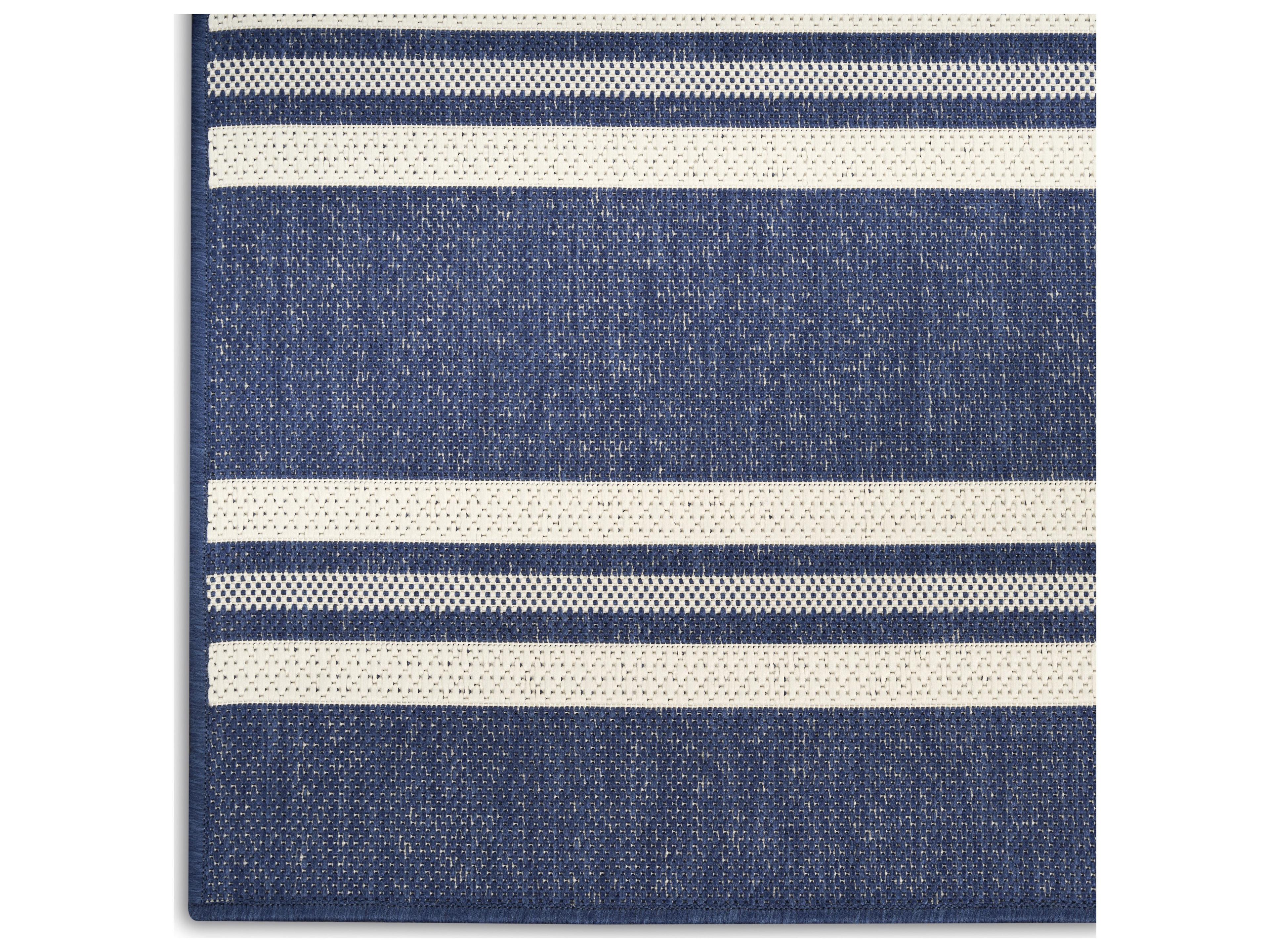 Nourison Hrzon Striped Runner Area Rug