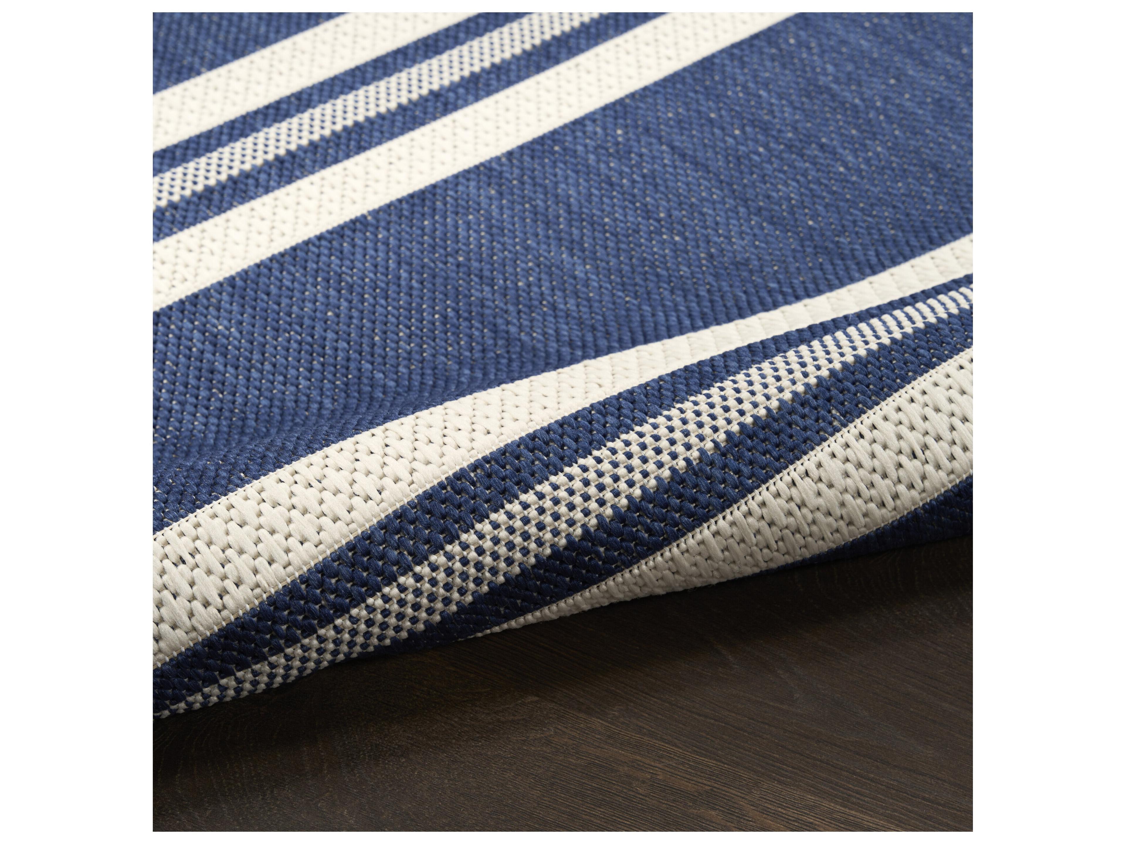 Nourison Hrzon Striped Runner Area Rug