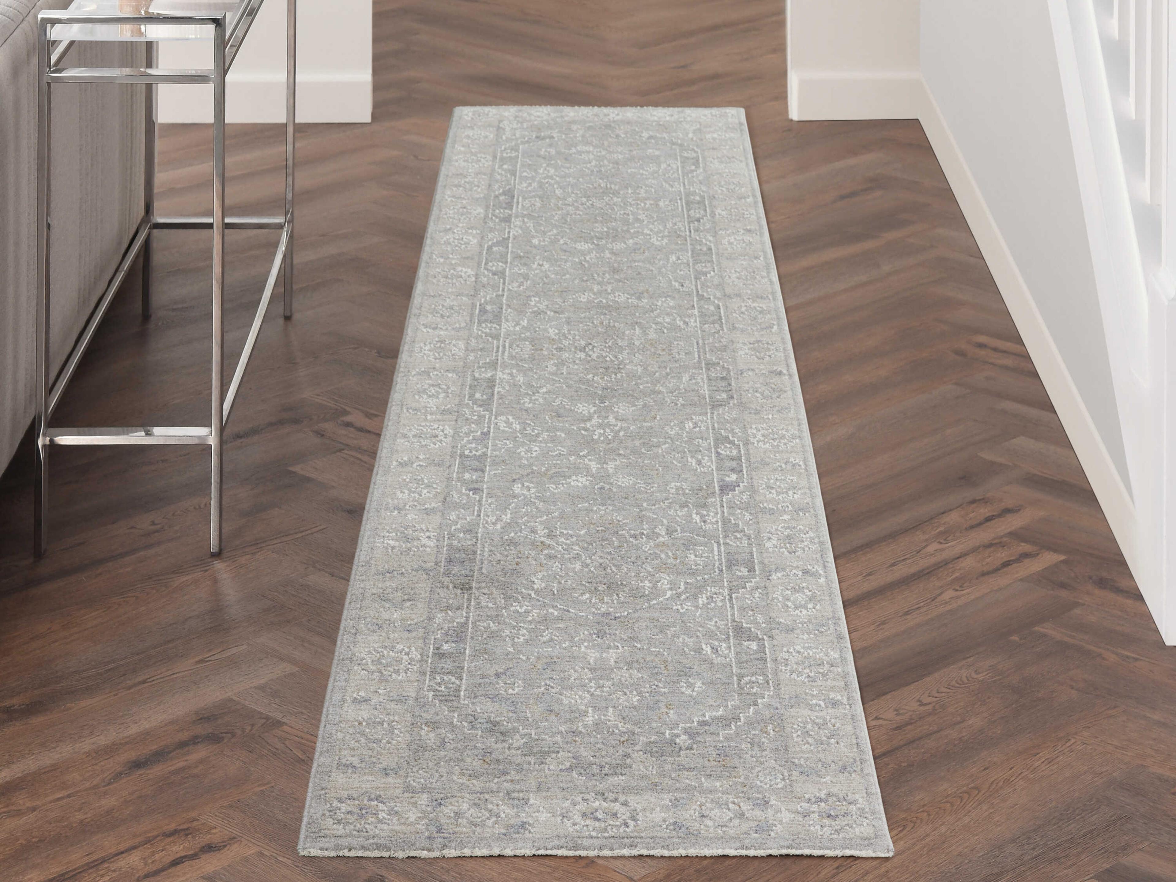 Nourison Infinite Bordered Runner Area Rug
