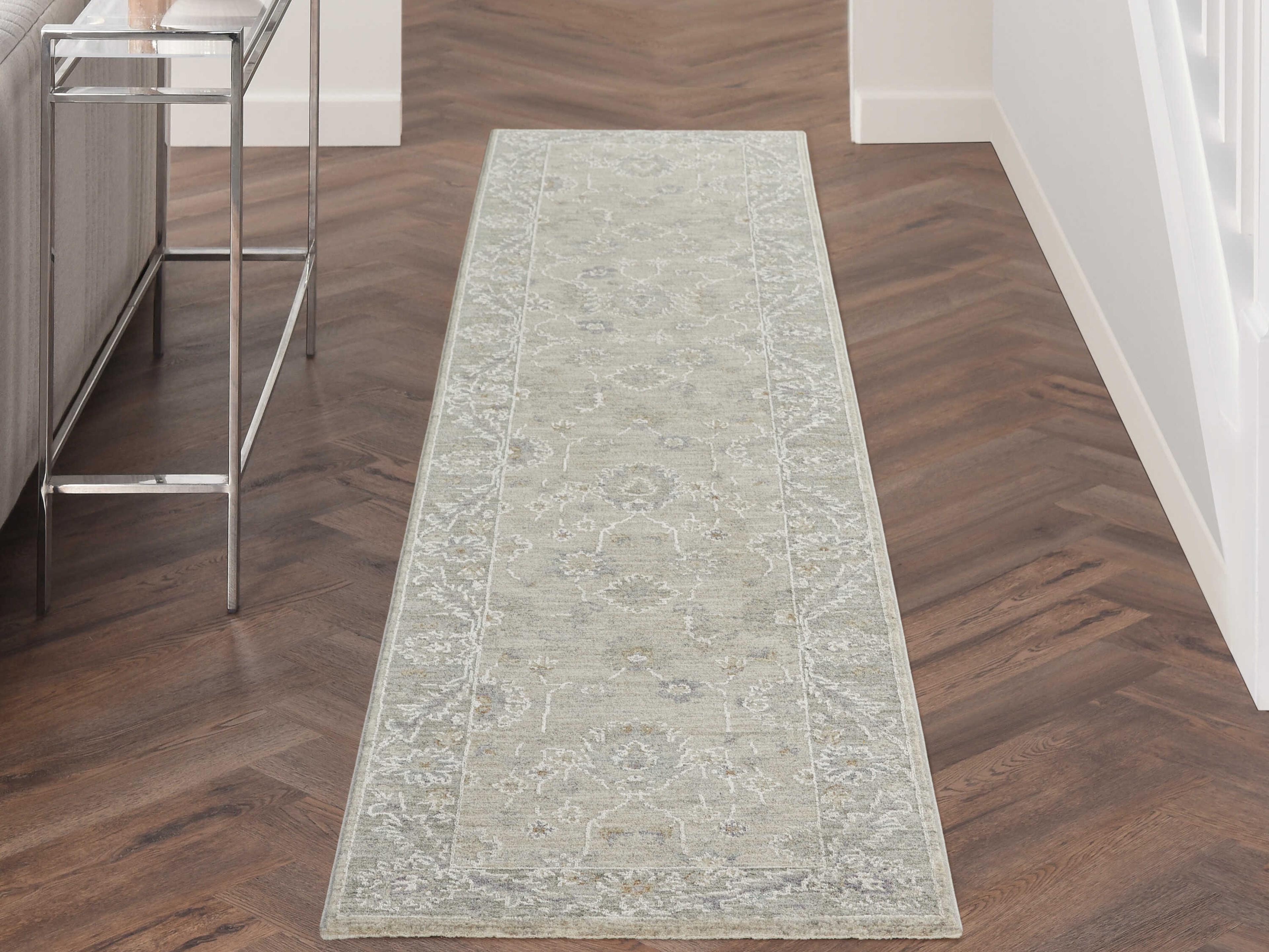 Nourison Infinite Bordered Runner Area Rug