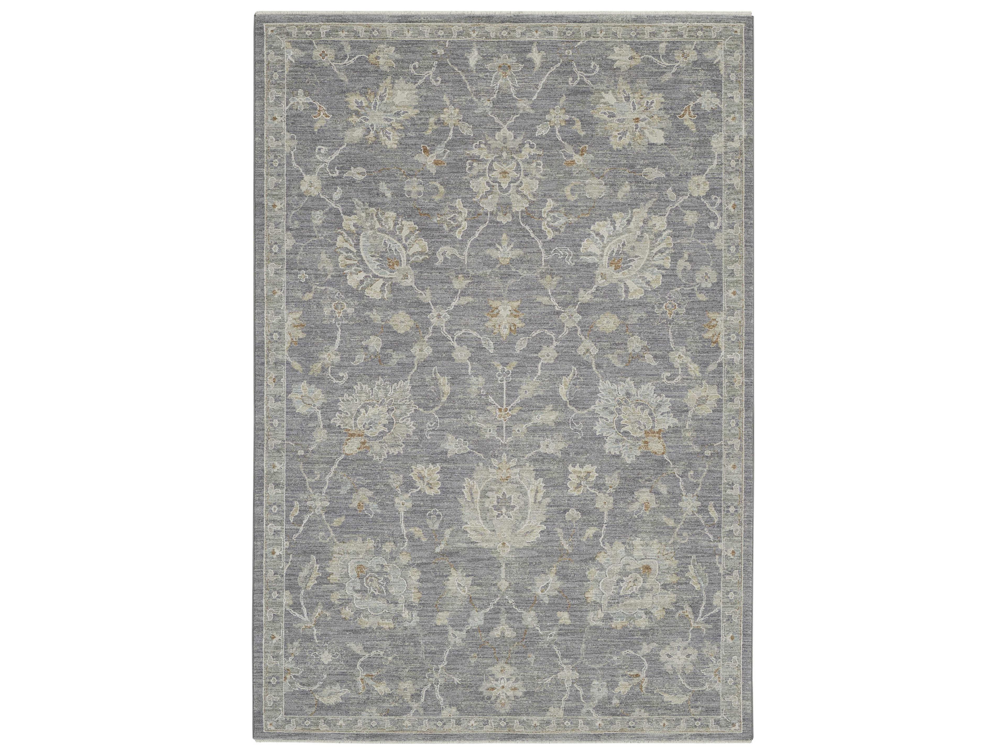 Infinite Area Rug in Charcoal Vintage Persian