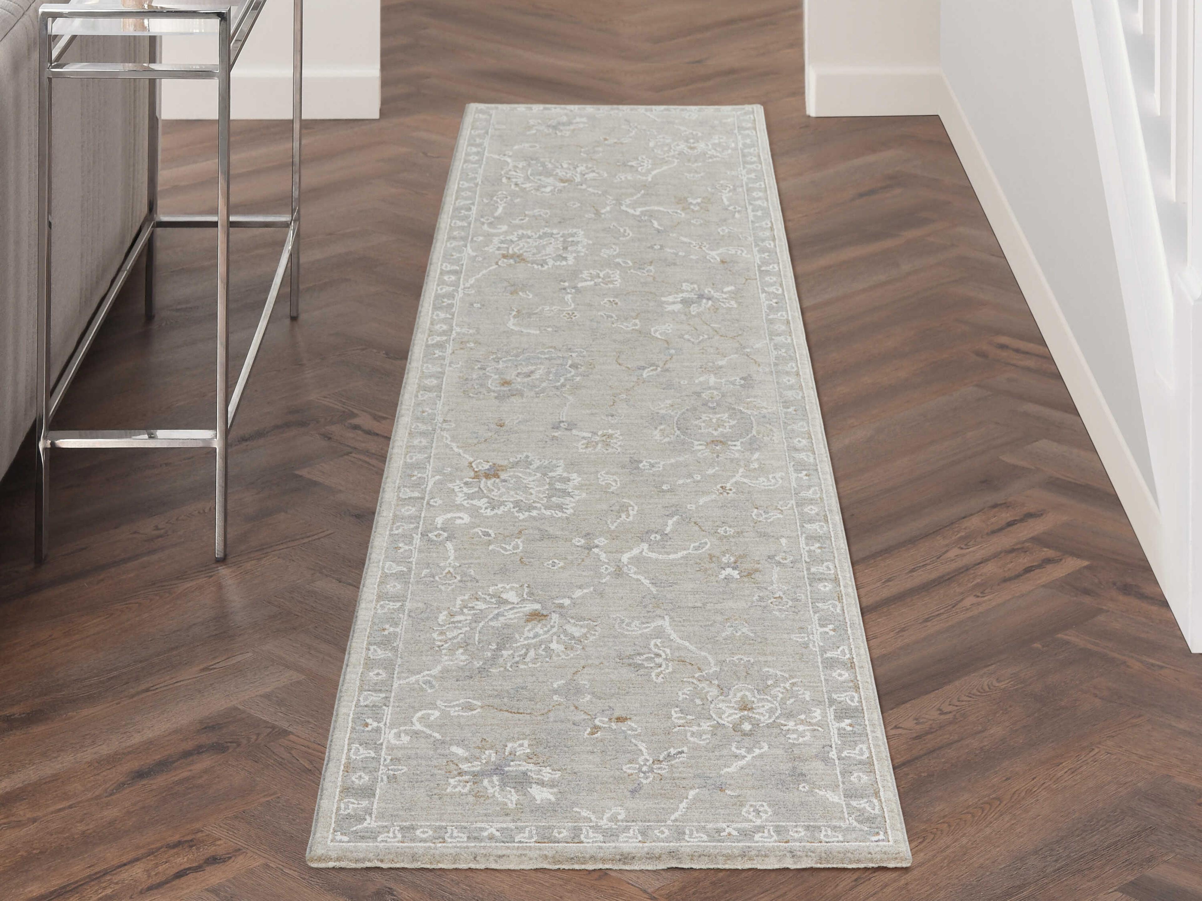 Nourison Infinite Bordered Runner Area Rug