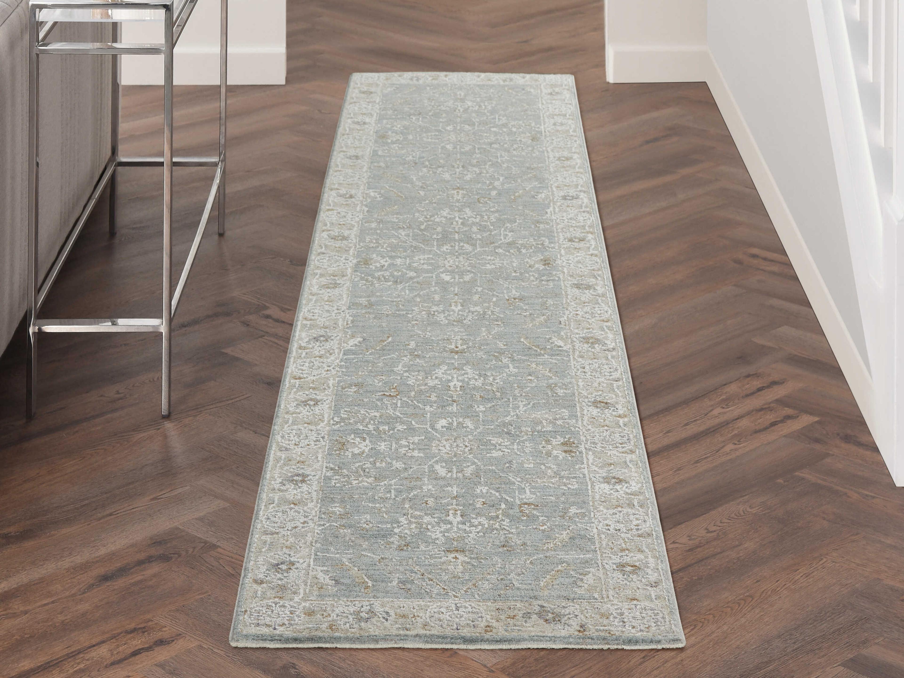 Nourison Infinite Bordered Runner Area Rug