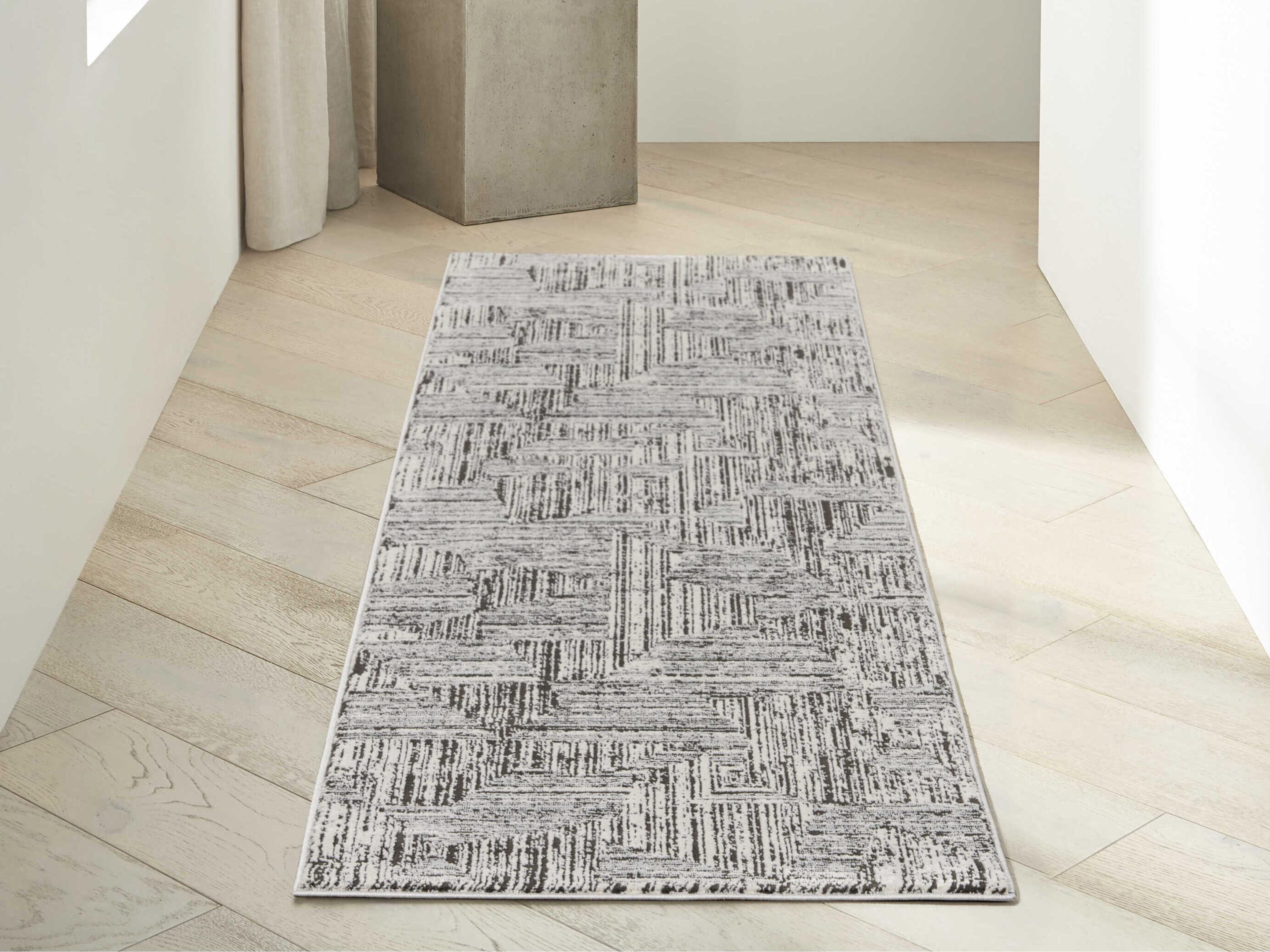 Nourison Ck024 Irradiant Geometric Runner Area Rug