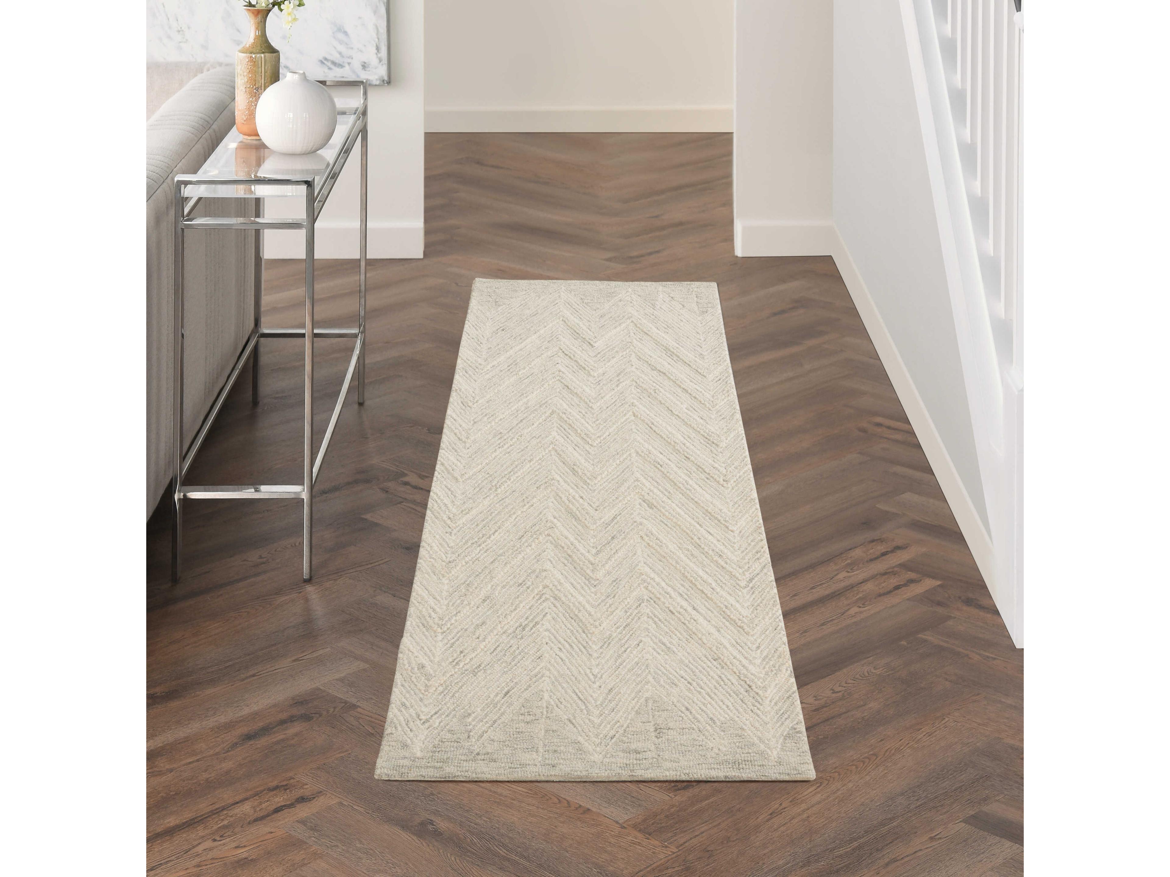 Nourison Interlock Chevron Runner Area Rug