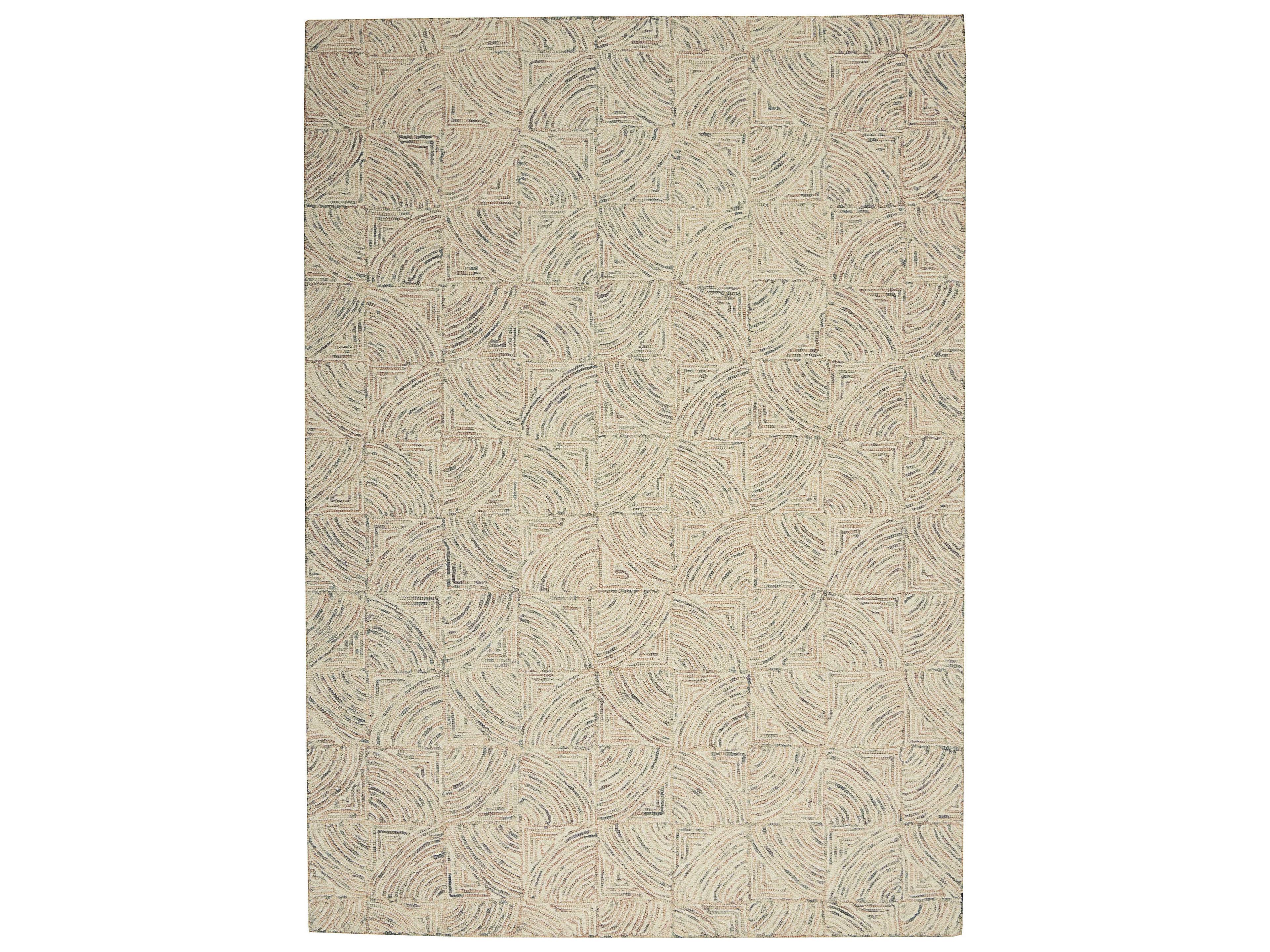 Interlock Abstract Area Rug