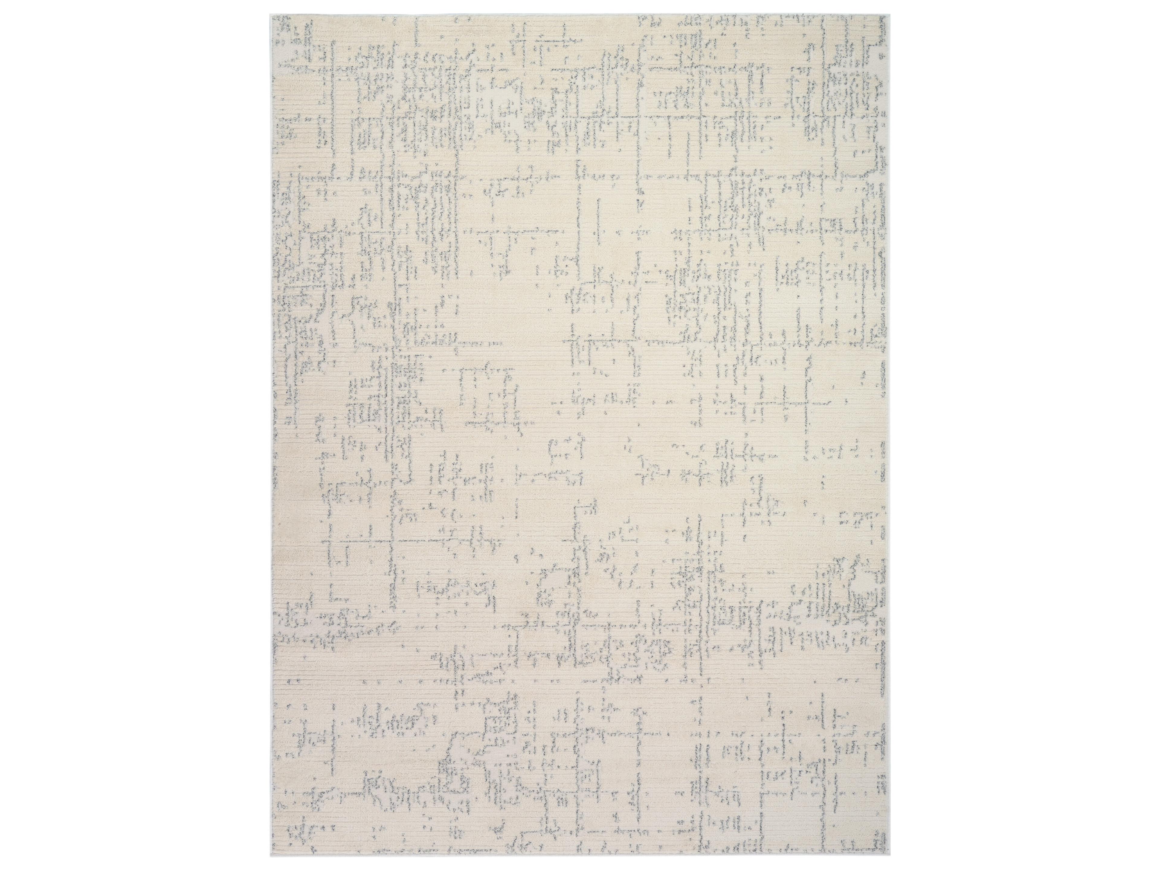 Ivory Hues Abstract Area Rug