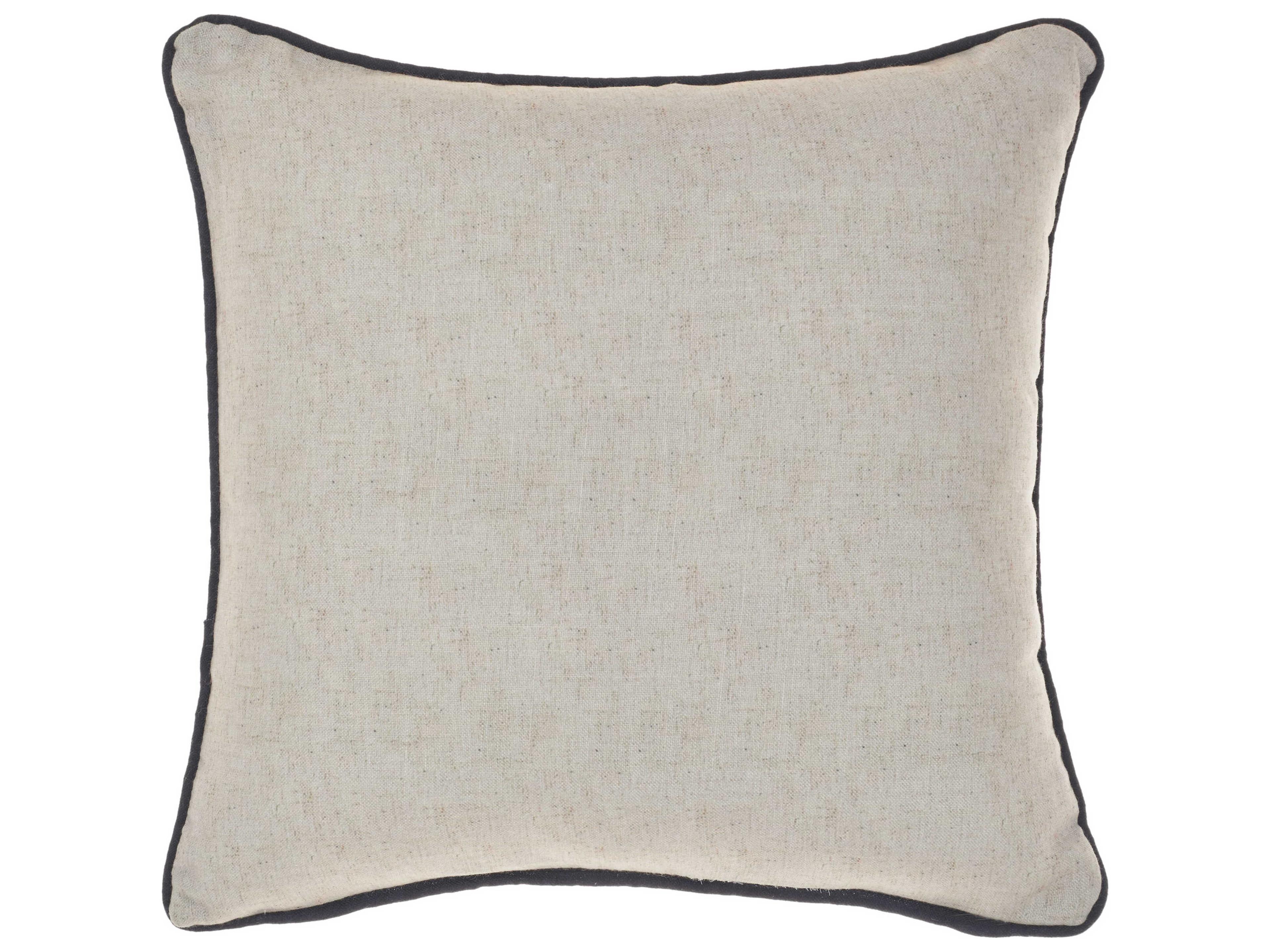 Nourison Pet Black 14" x 14" Pillow