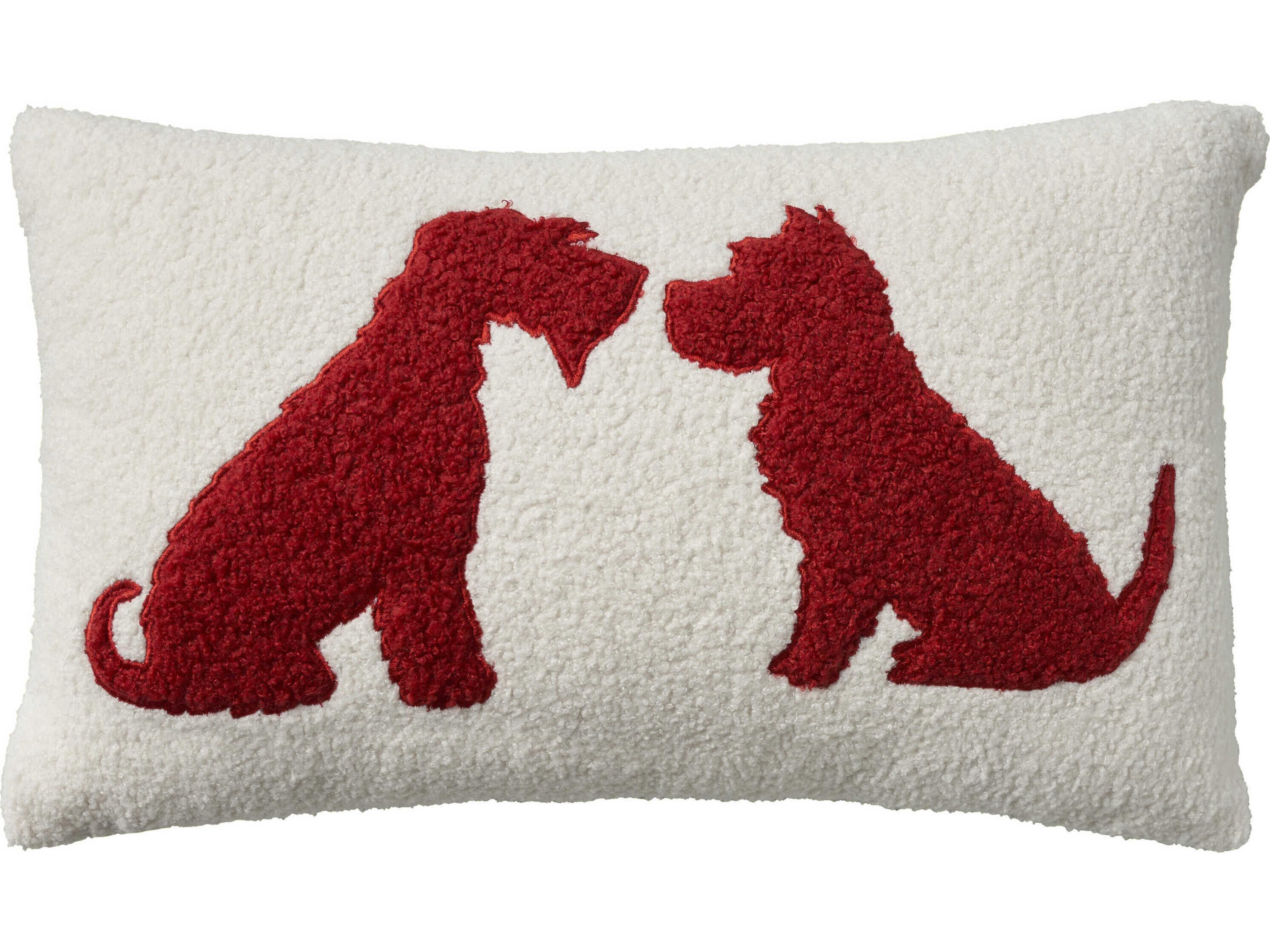 Pet Red 12" x 21" Pillow