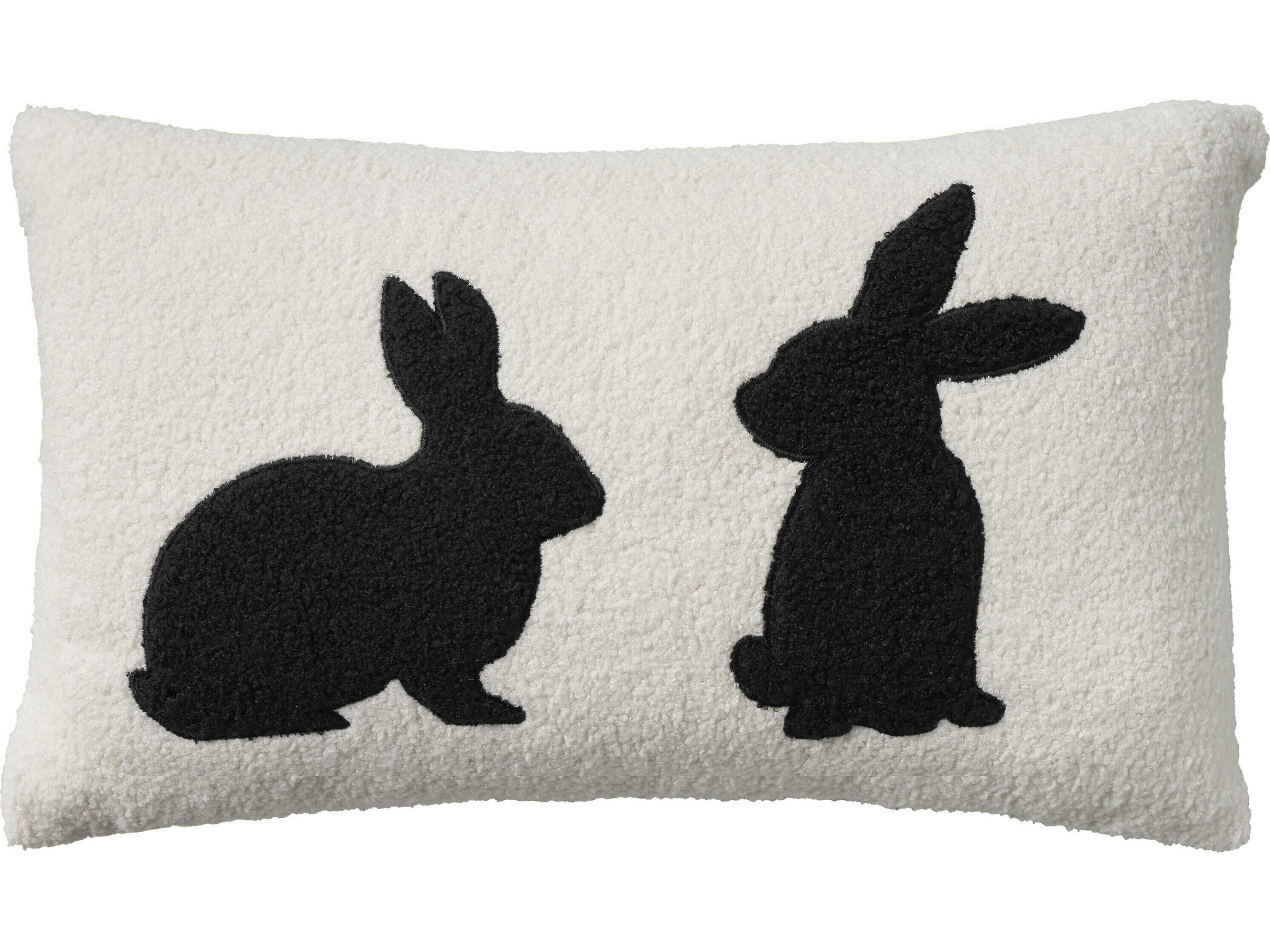 Pet Black 12" x 21" Pillow