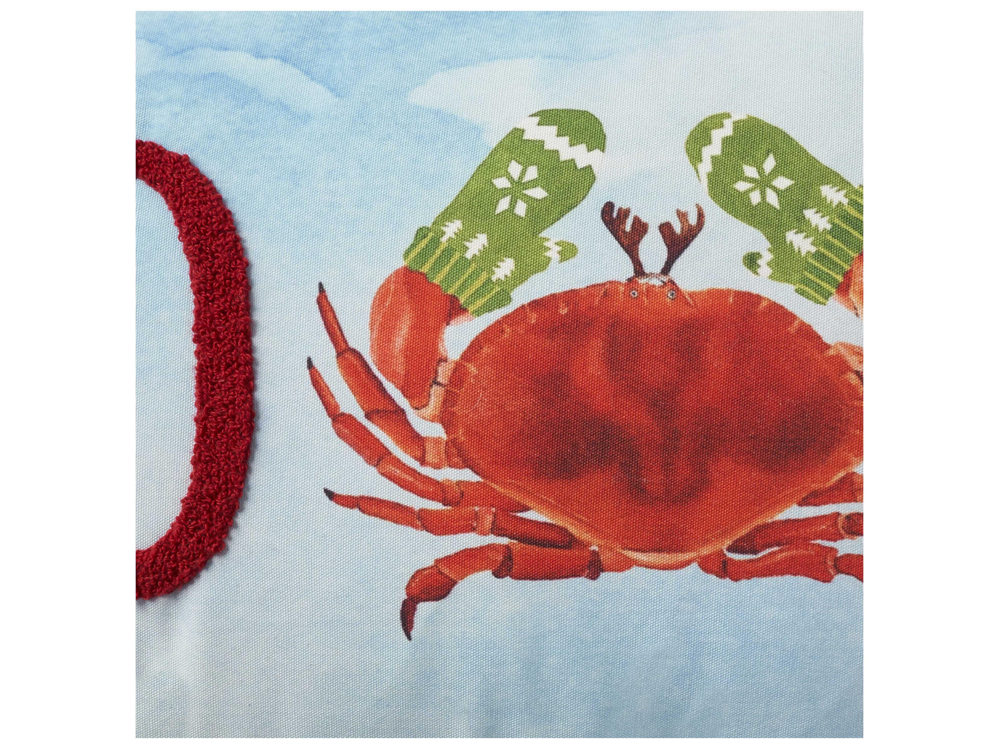 Nourison Holiday Pillows Multicolor 14" x 20" Holid Village Pillow