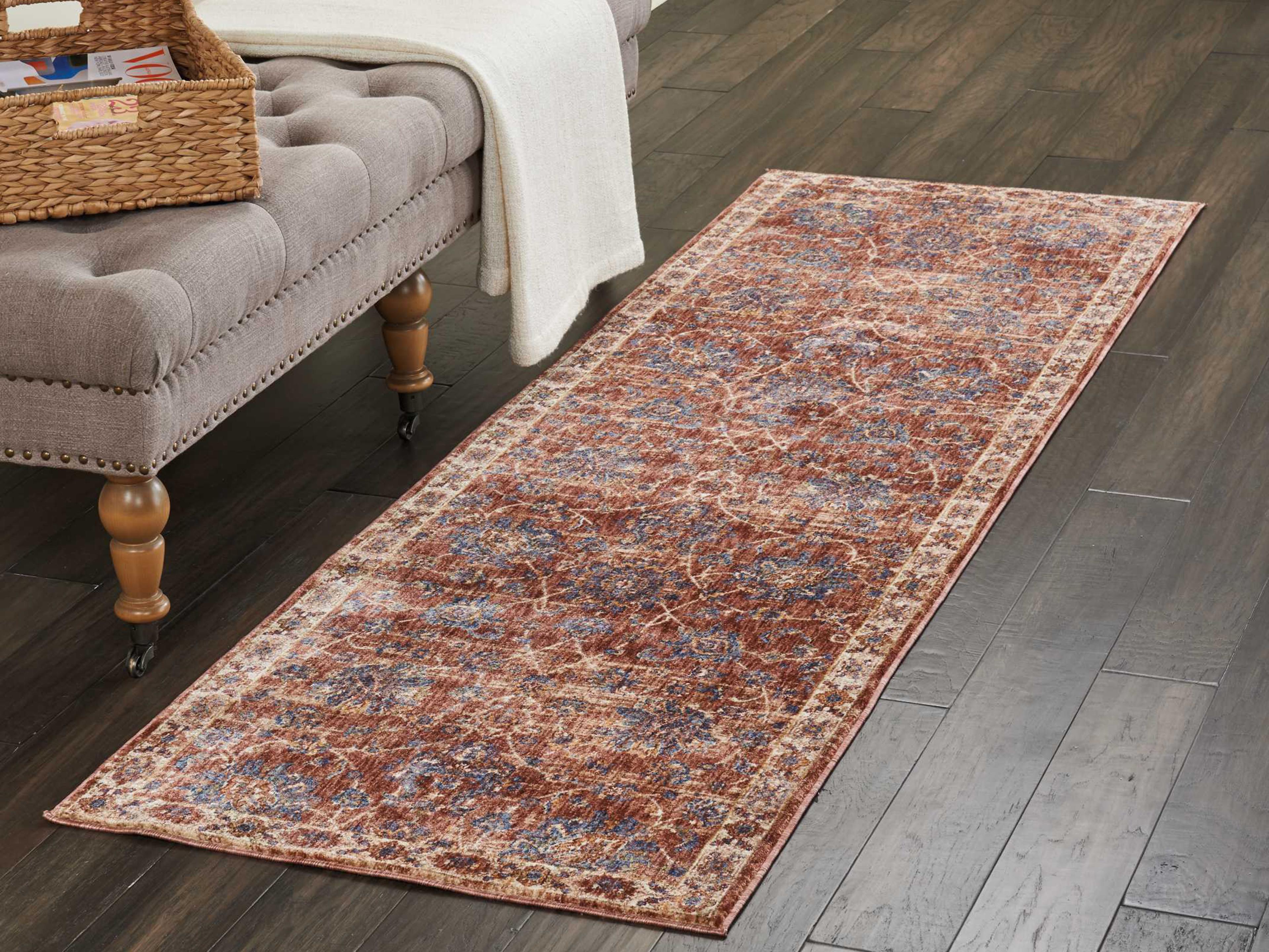 Nourison Lagos Bordered Runner Area Rug