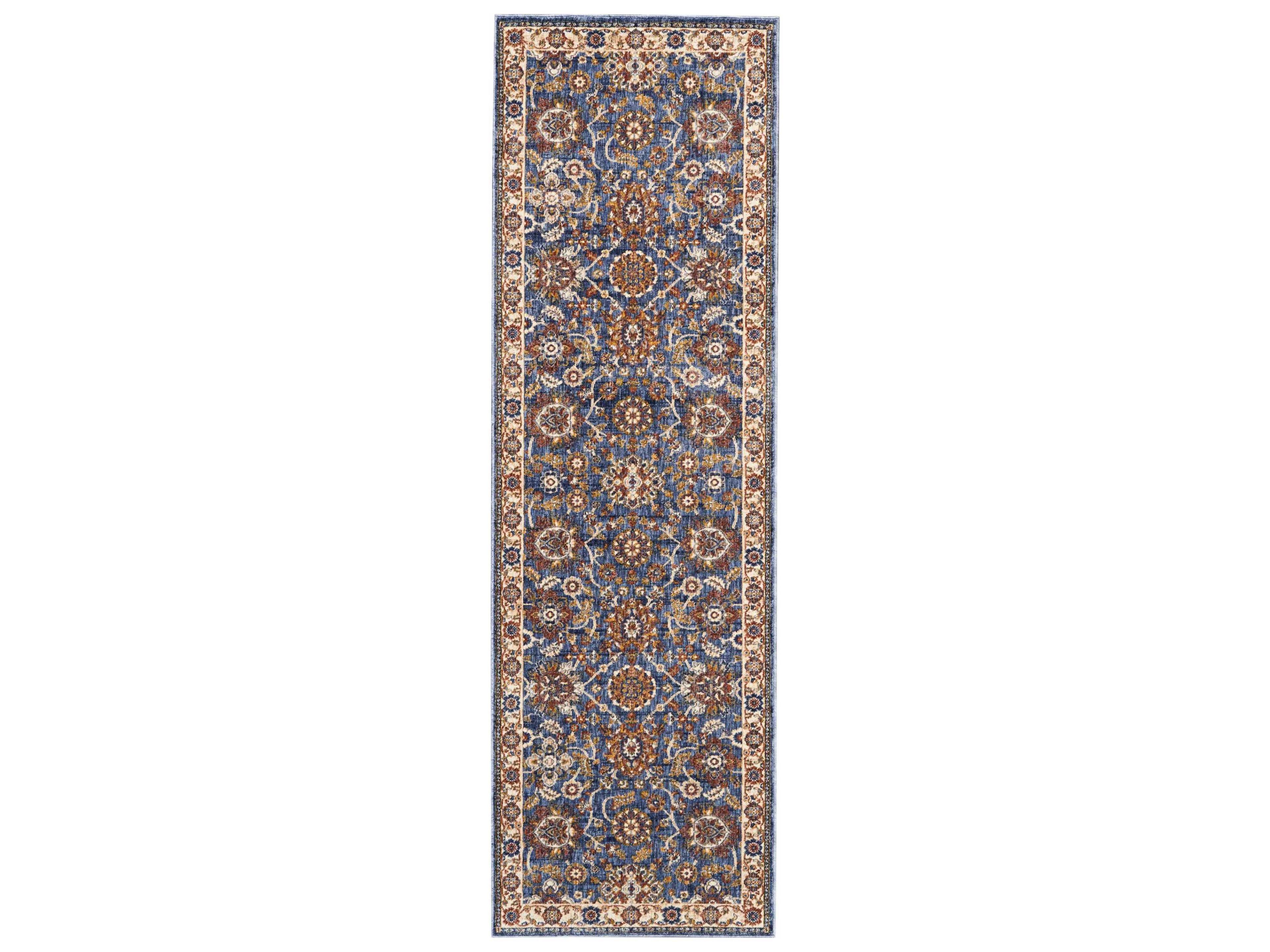 Lagos Bordered Runner Area Rug