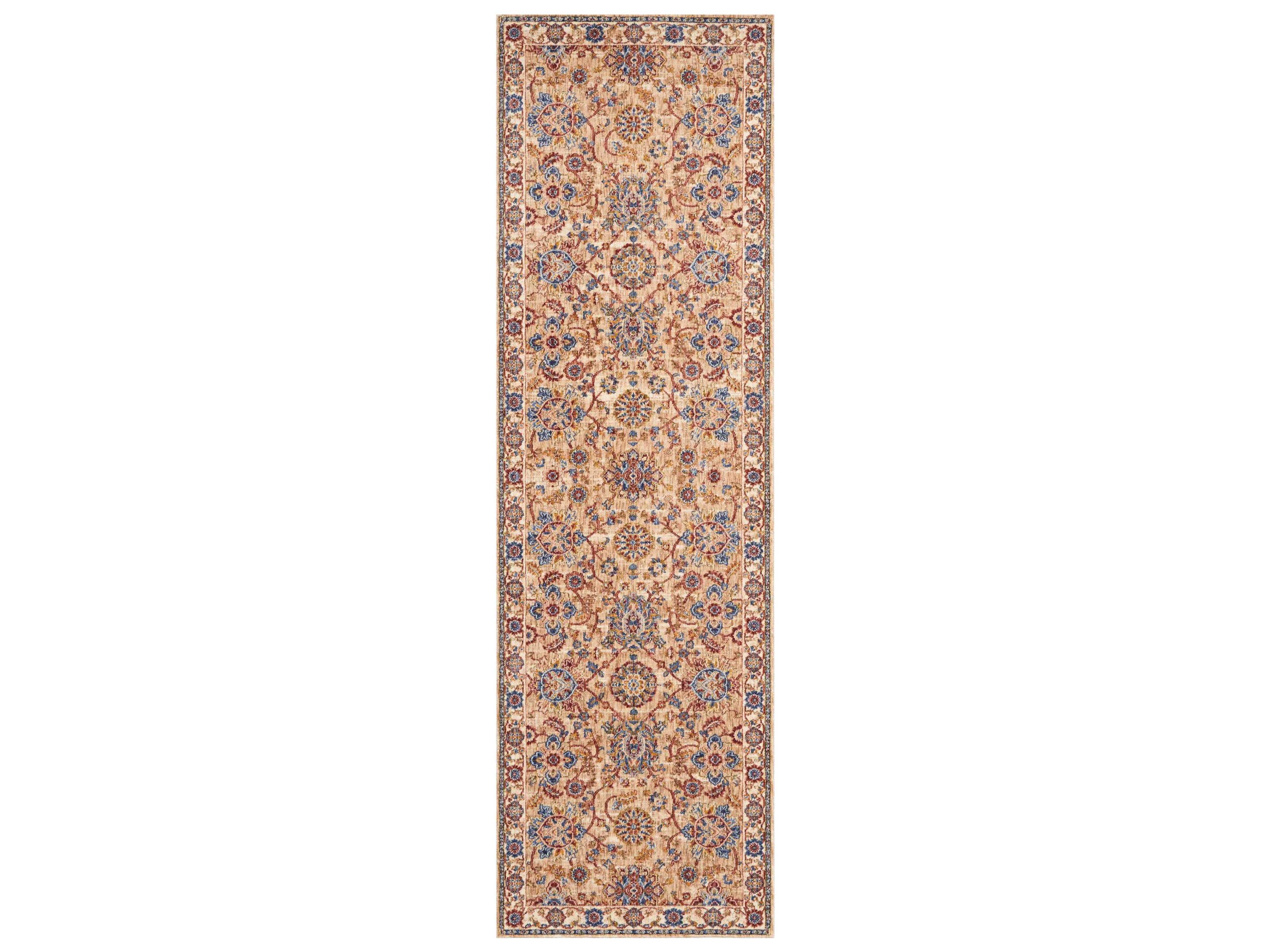 Lagos Bordered Runner Area Rug